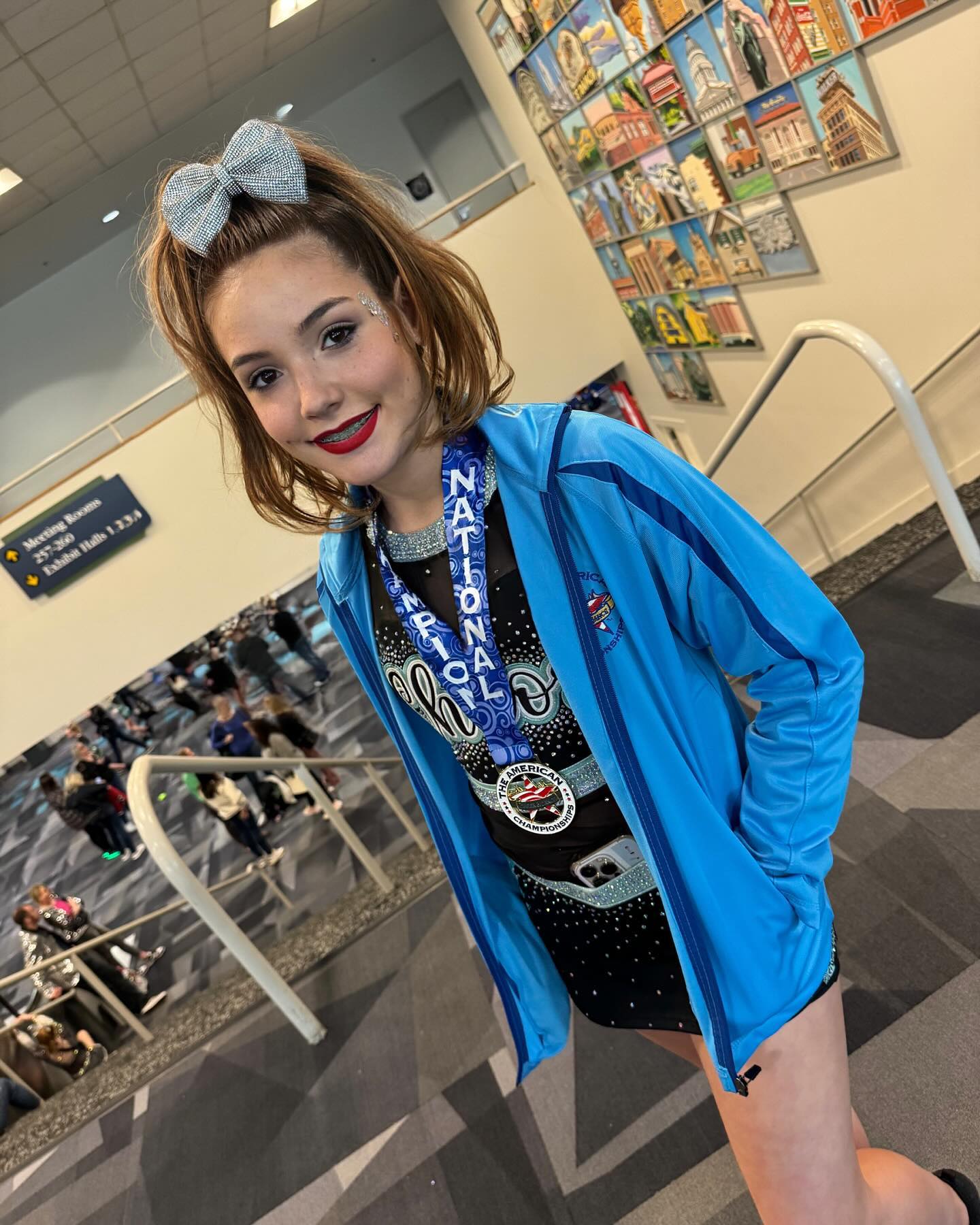 My girl took home 1st place this weekend in Salt Lake City 💙 Next stop, Regional Summit in Phoenix and then SUMMIT in Orlando. Congratulations, girlies. We’re all so proud of you. I love you, AnaBaby. 

#first #champion #competition #cheer #cheerleader #chaos #daughter #love #baby #girl #beautiful #smile #dimples #braces #pearlywhites #freckles #utah #arizona