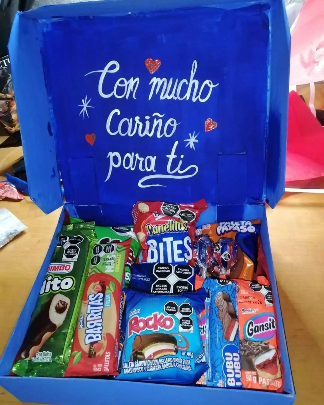 Caja de dulces 😍🌹