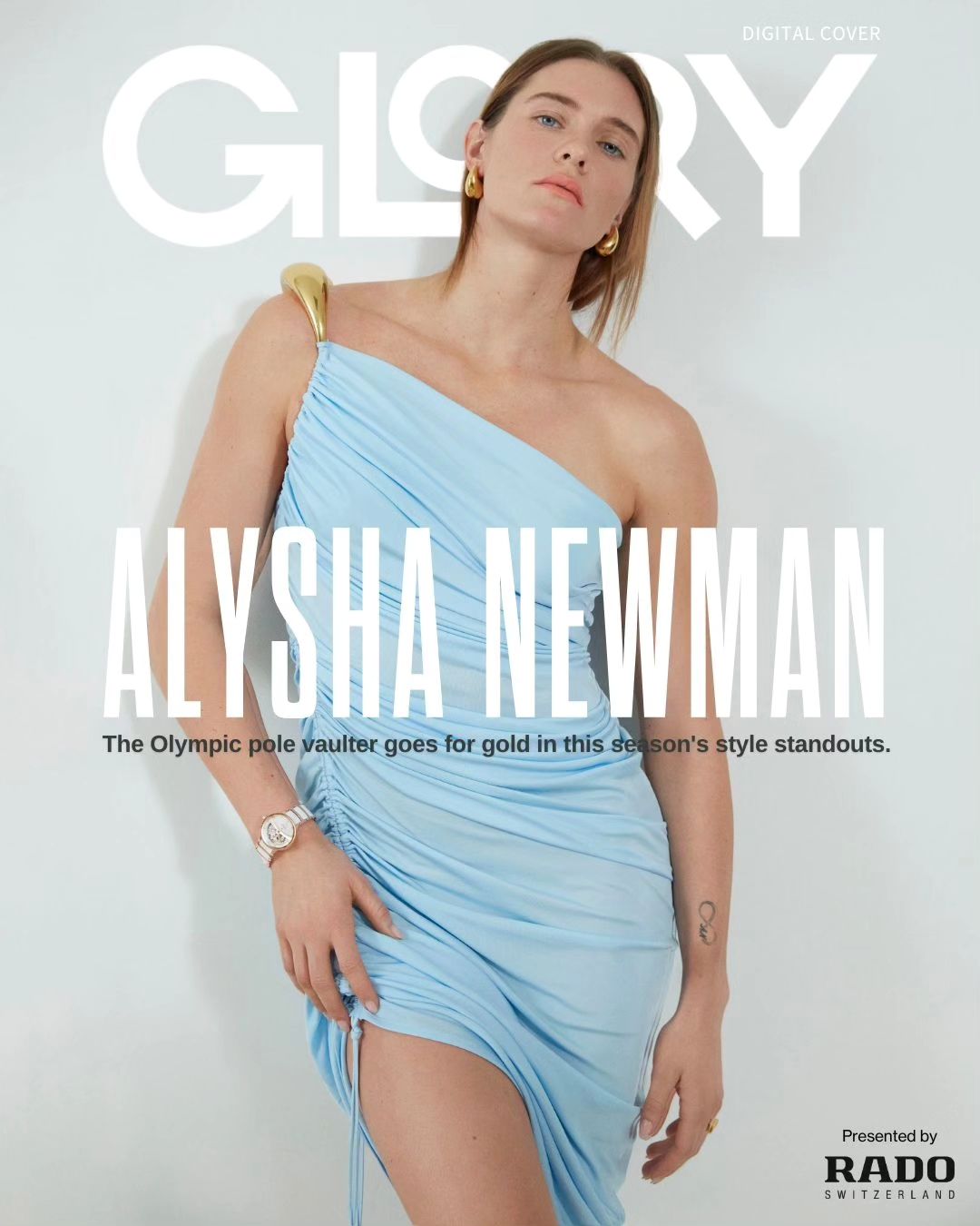 DIGITAL COVER: As Alysha Newman (@alyshanewman) sets her sights on the Paris 2024 Olympics later this summer, she’s not just aiming high; she’s re-envisioning what excellence means to her.⁠
⁠
The Canadian pole vaulter, renowned for her dynamic performances and record-breaking feats, has consistently raised the bar for herself and contemporaries alike. In many ways, her journey to the Olympic podium has been a journey of self-discovery, discipline, and focus despite the distractions and injuries that have come up along the way. ⁠
⁠
As she packs her bags for Paris later this summer, Newman shares her thoughts on the 2024 Olympics while wearing this season’s style standouts for @GLORYUpgrade.⁠
⁠
Read 'Alysha Newman is Going for Gold in Paris 2024' on glory.media (link in bio), presented by @Rado. ⁠
⁠
@AlyshaNewman for @GloryUpgrade⁠
Photography: @satyandpratha⁠
Editor-in-Chief: @mrlancechung⁠
Styling: @sheahurley / @plutinogroup⁠
Styling Assistant: Daniel Bartholomew⁠
HMU: @simoneotis / @cadreartists⁠
Video: @ben_botelho @danarocca⁠
Furniture: @Sundaysfurniture⁠
⁠
⁠
⁠
#alyshanewman #paris2024 #parisolympics #Olympics #Olympian #Athletelife #athletemotivation #athletedevelopment #athletemindset #athletementalhealth #athleteoftheweek #athleteforlife #femaleathlete #morethananathlete #Canadianathlete #athleteslife #CanadianOlympian #polevaulter #bottegaveneta #hermes #rado