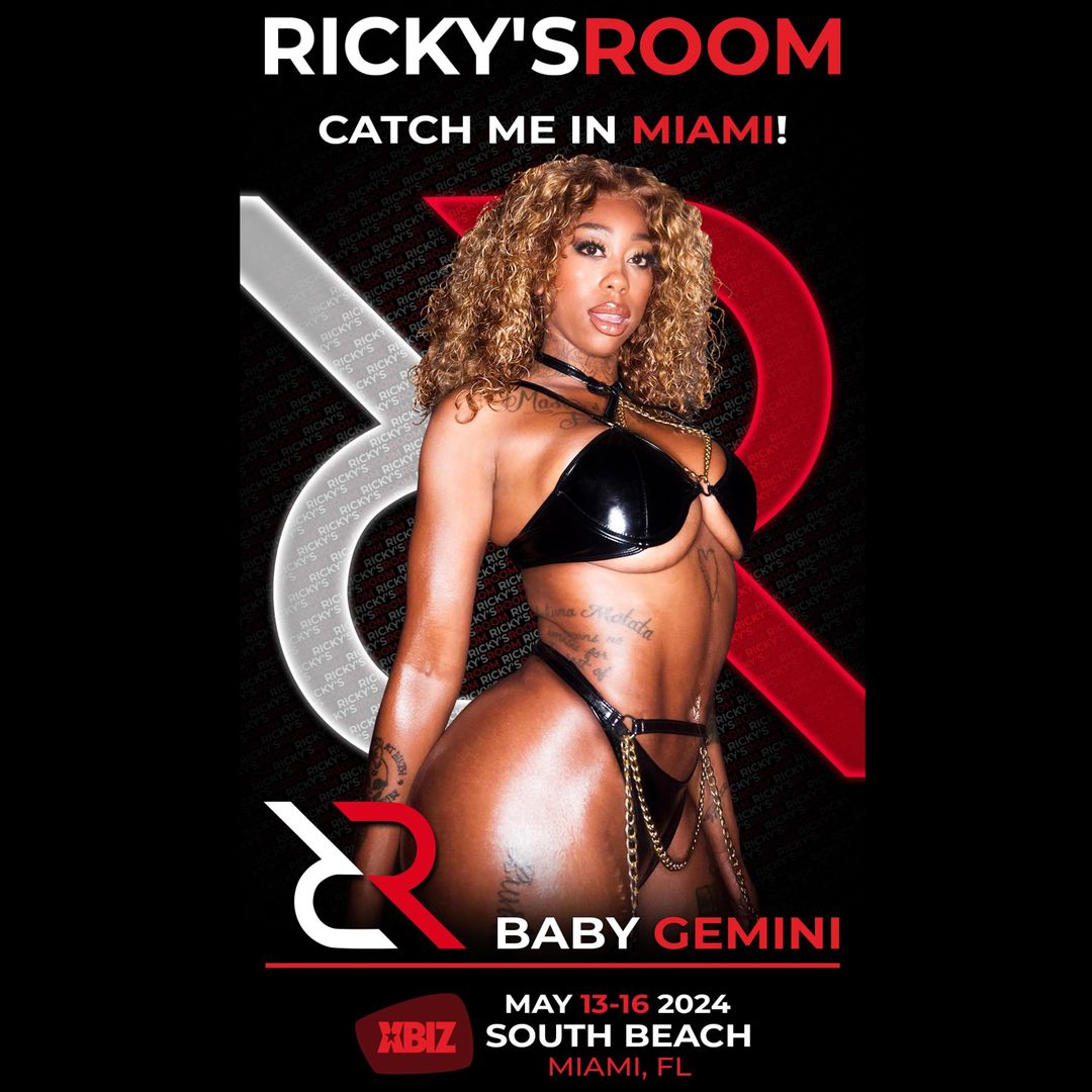 Catch me in MIAMI May 13-16th with all the @itsrickysroom ladies for the Xbiz convention. Be there or be square !!!! 😈🫶🏾😘
