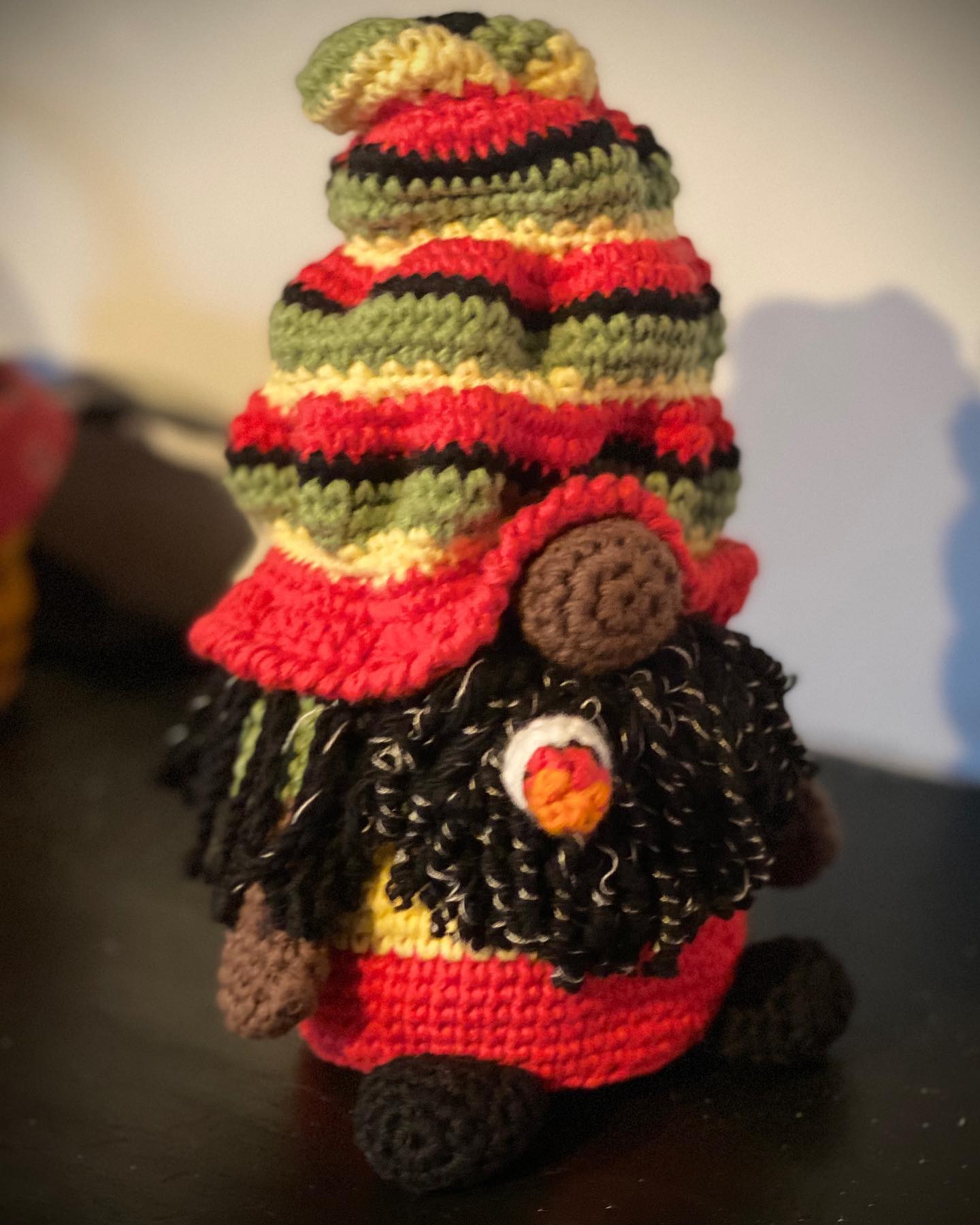 My #bobmarley #gnome #homemade #crochet