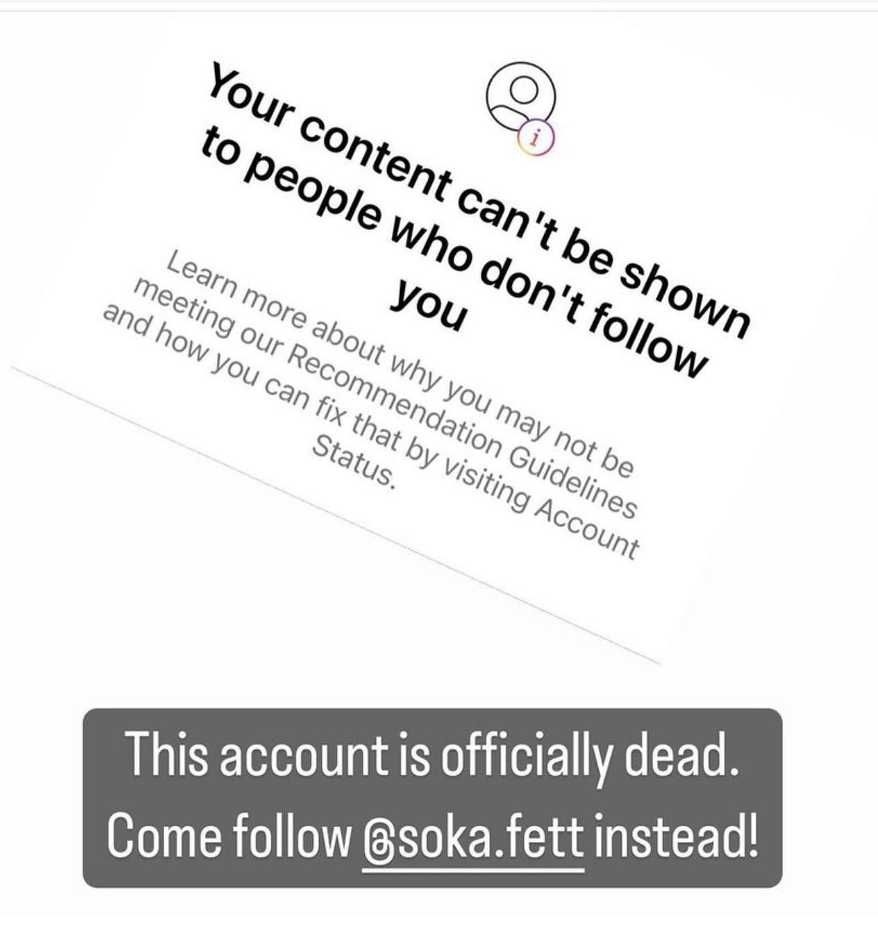 Be sure you’re following @soka.fett