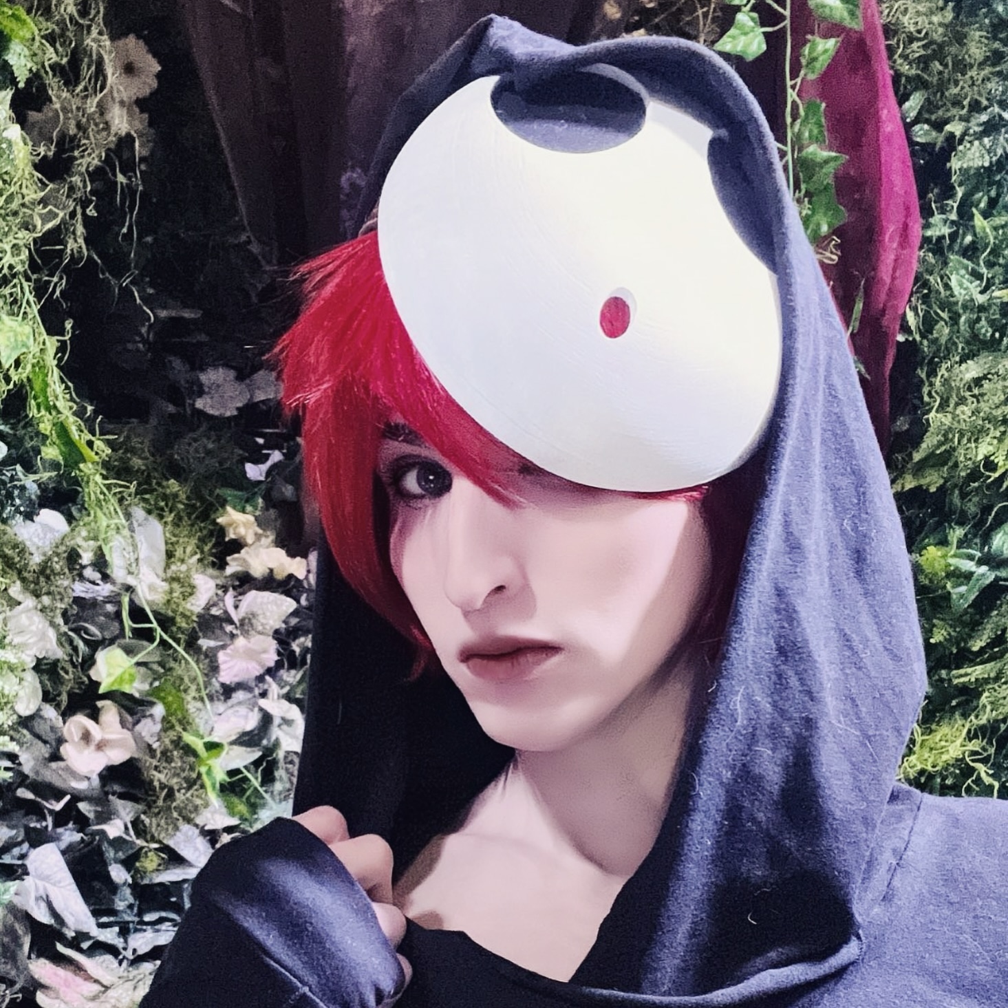 Everyone is always curious to know, what is under a shyguys mask? Honestly it’s just some average shmuck. But show them some love anyway. #shyguy #shyguycosplay #mariobros #cosplay #handsome #cute #femboi
