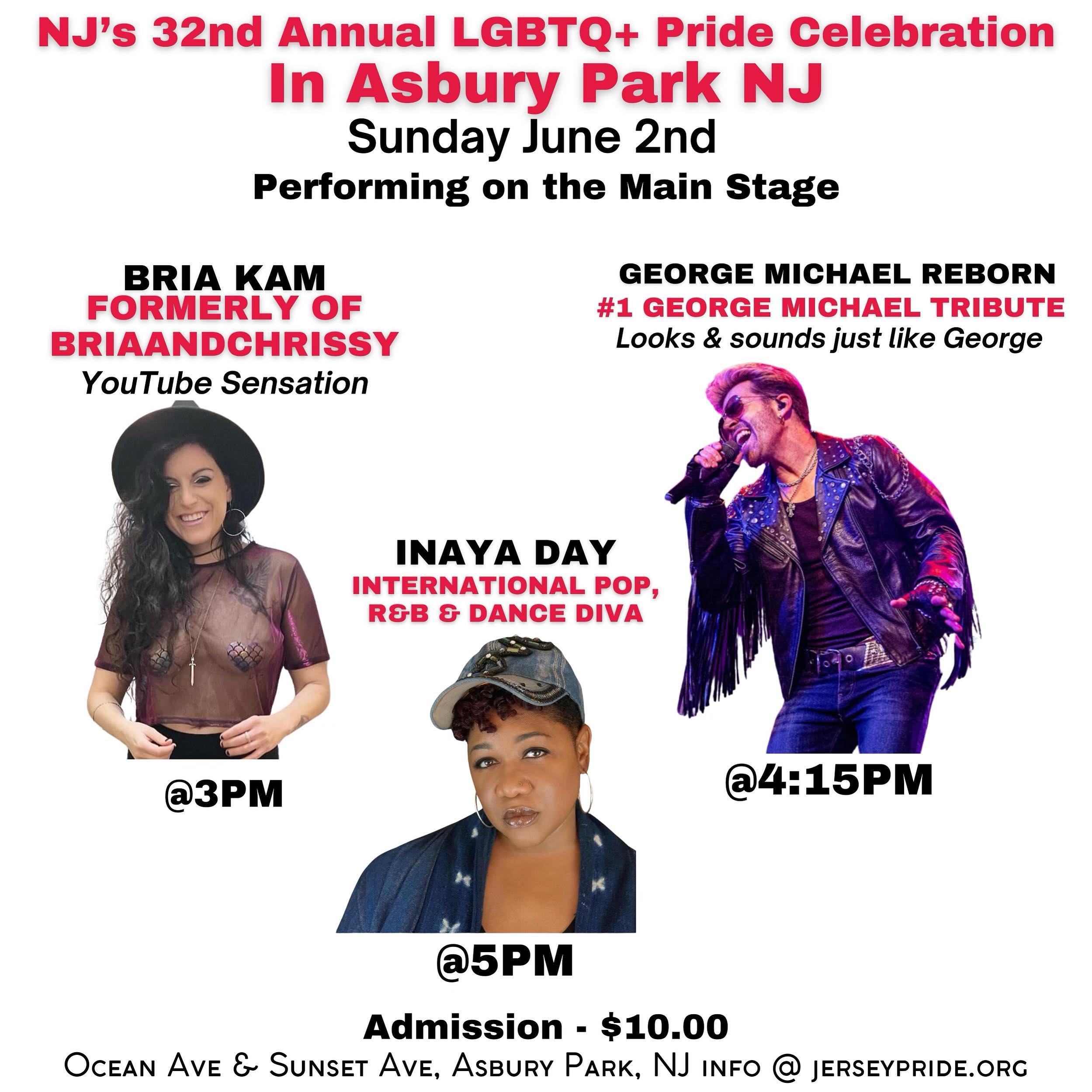 Guess who’s one of the headliners for NEW JERSEYS pride festival this year!!!!!! June 2nd I will be performing a solo show. This is my first pride solo booking and I couldn’t be more excited and proud. (I performed Vancouver pride solo but it was originally a BriaandChrissy booking) It’s amazing to know that festivals still want me as an act, that I’m enough. I’m emotional and excited. I HOPE I SEE YOU THERE!!! 🎶 🎵 🌈🎤🎹🏳️‍🌈
