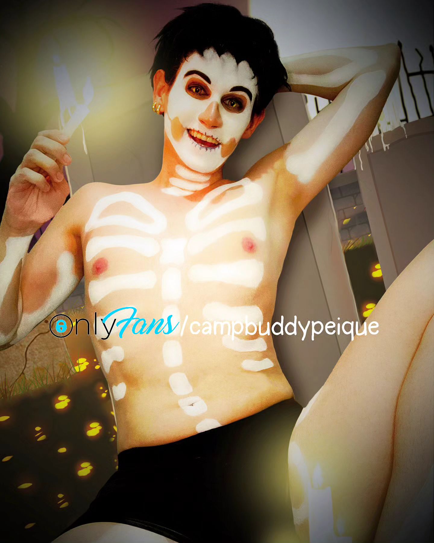 💀 Kieran's new set as a Neon Skelleton is coming out on my OnlyFans. Subscribe to see them. The link is on my profile.
.
.
#campbuddy #campbuddycosplay #kieranmoreno #kieran#kieranmorenocampbuddy #yaoi #gay #gayboy #nude