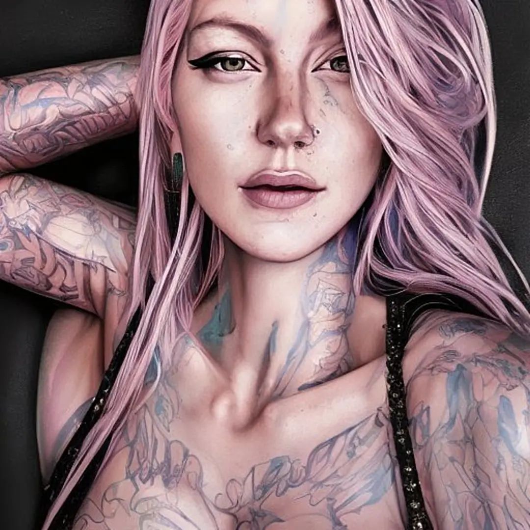 The ai pic just made me want more tattoos... 🤣 #ai #ig #instagram