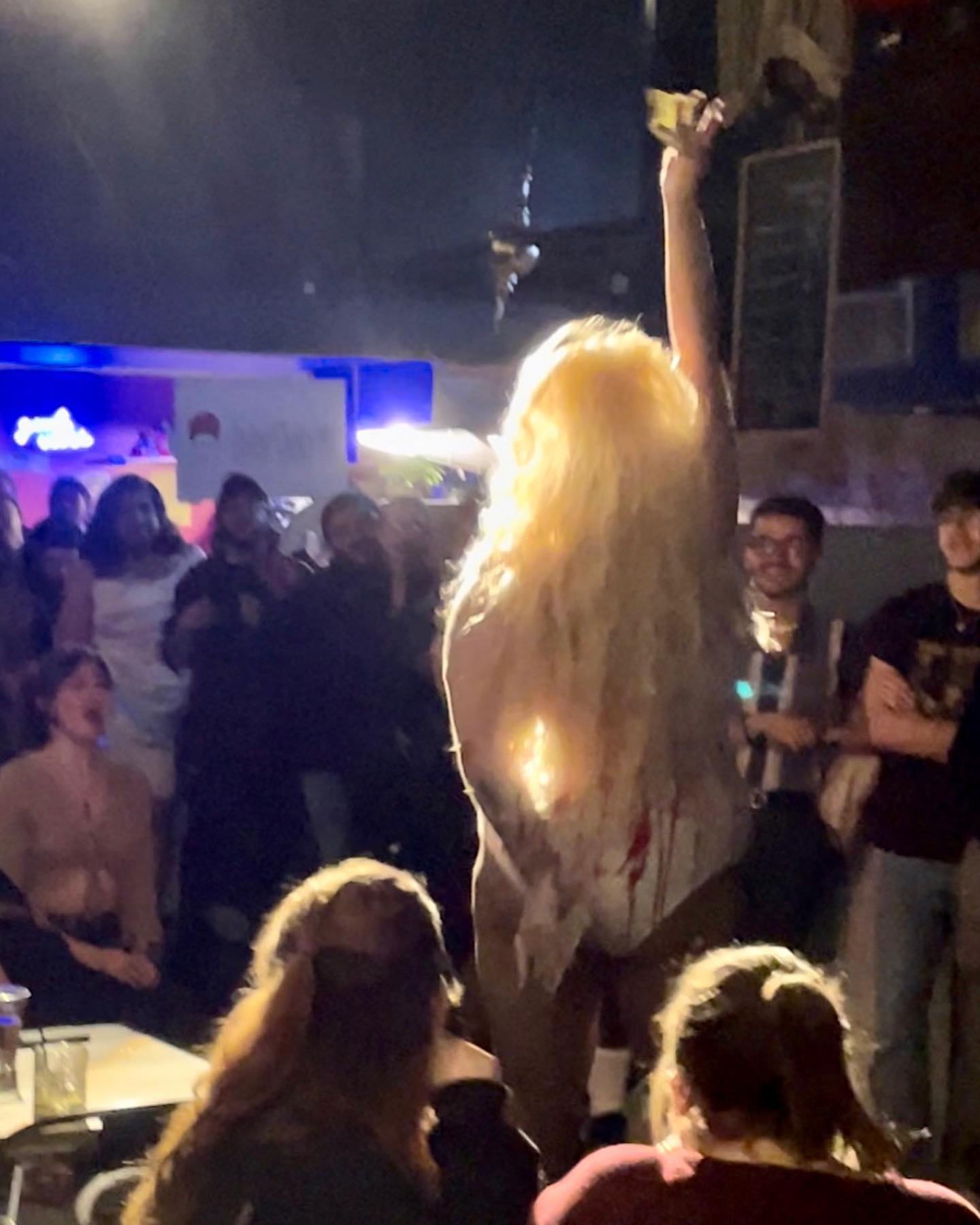 baby’s first performance! 🦇

i finally got the  opportunity to put myself out there & perform in front of an audience in drag! i’ve fantasized about this moment since i was 12 😭 i was so terrified, especially since I’m new to the area & I don’t know anyone, but everyone was so welcoming & the crowd was 🔥

side note: i made $33 in tips & fell on my ass a total of 3 times.. which matches my tattoo (333) so that’s very cool 🫡

tldr i’m emotional tonight went so incredibly well i love my life 🖤

#drag #localdrag #dragartist #beaconny #hudsonvalley