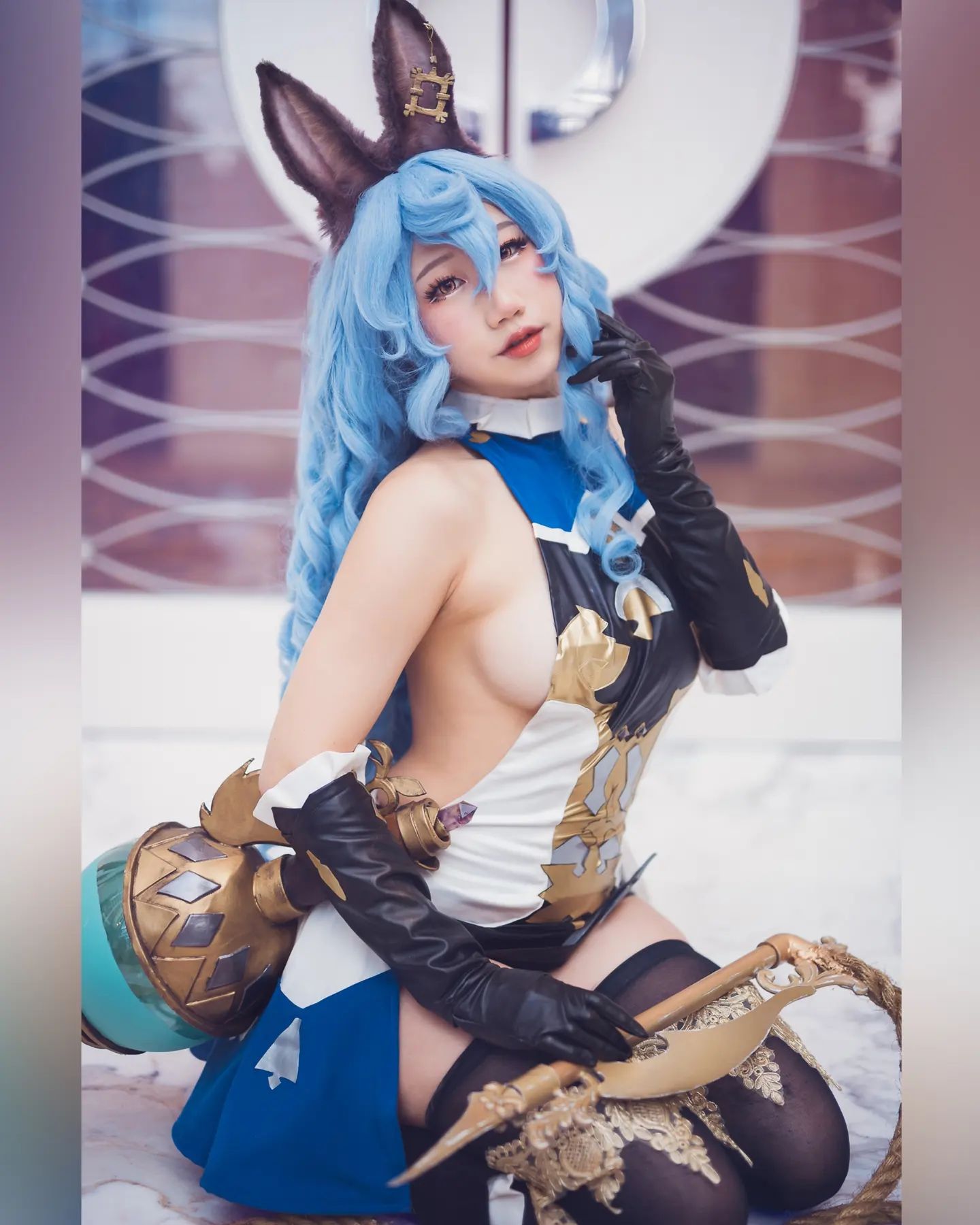 「My name is... right, it's Ferry. It's a pleasure to meet you.」
@danisaurz 💙

#granbluefantasy #granbluefantasycosplay #ferrycosplay
