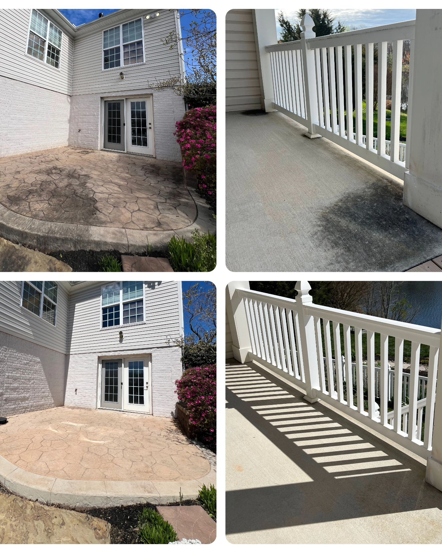 Check out these awesome Before & Afters on a few projects this week 📸📸 from King George to Spotsylvania to Stafford to Orange. You need it, we complete it 👍👌
Excited to complete these wood deck stainings, shed stainings, and interior painting 🏡🚿🖌
www.pressureandsoftwashingwcap.com