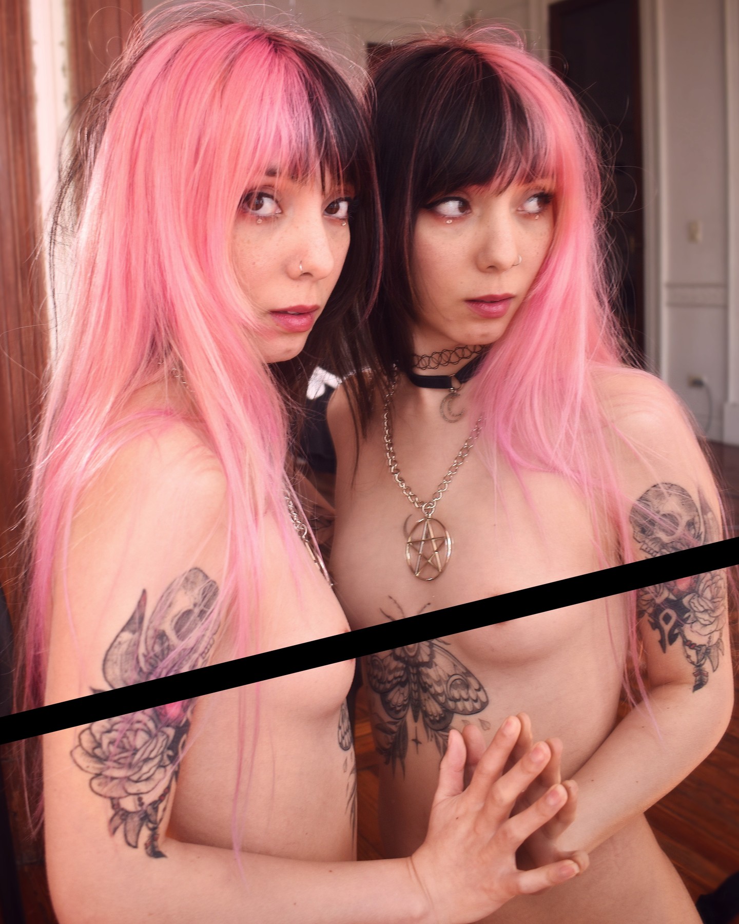 A través del espejo💫
Buenos Aires.

Próximamente en Sg...

Fotografía @maxipachi07_ 
Edición @_natu_art_ 

Resubida con más calidad y más placer.

#photooftheday #photography #art #model #alternative #aesthetic #pink #tattoo