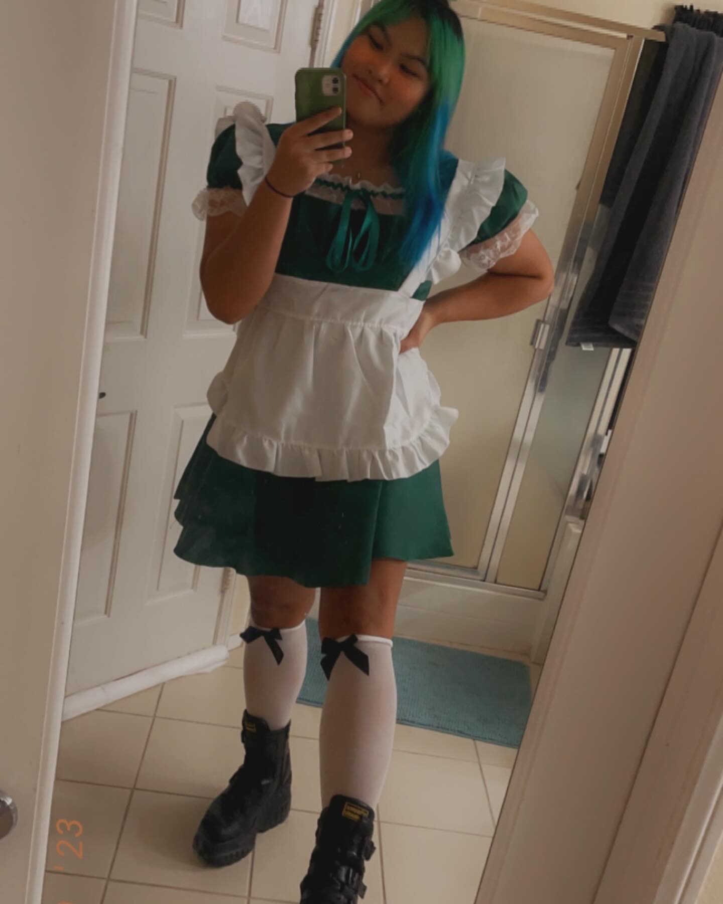 Your Greenest Maid is here, at your service!! So, what is your first request?? 🥰💚✨

Tags:

#maid #maidcosplay #maidcore #maidoutfit #maiddress #mirrorselfie #mirror #mirrorpic #happygirl #kneesocks #cosplay #cosplaygirl #filipina