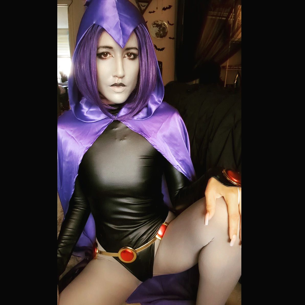 Can't see without my glasses 😅 but here's Raven #ravencosplay #raventeentitans #Raven
