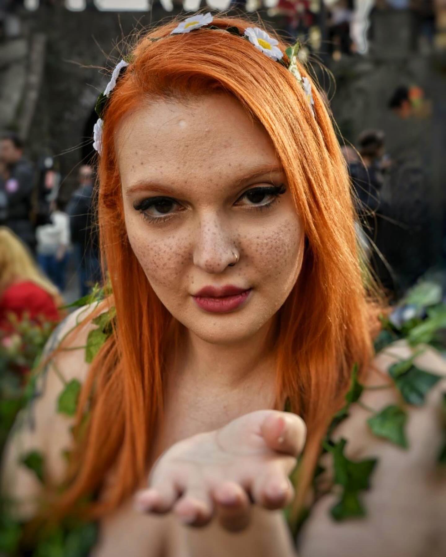 Poison ivy cosplay
Some pics at @luccacomicsandgames