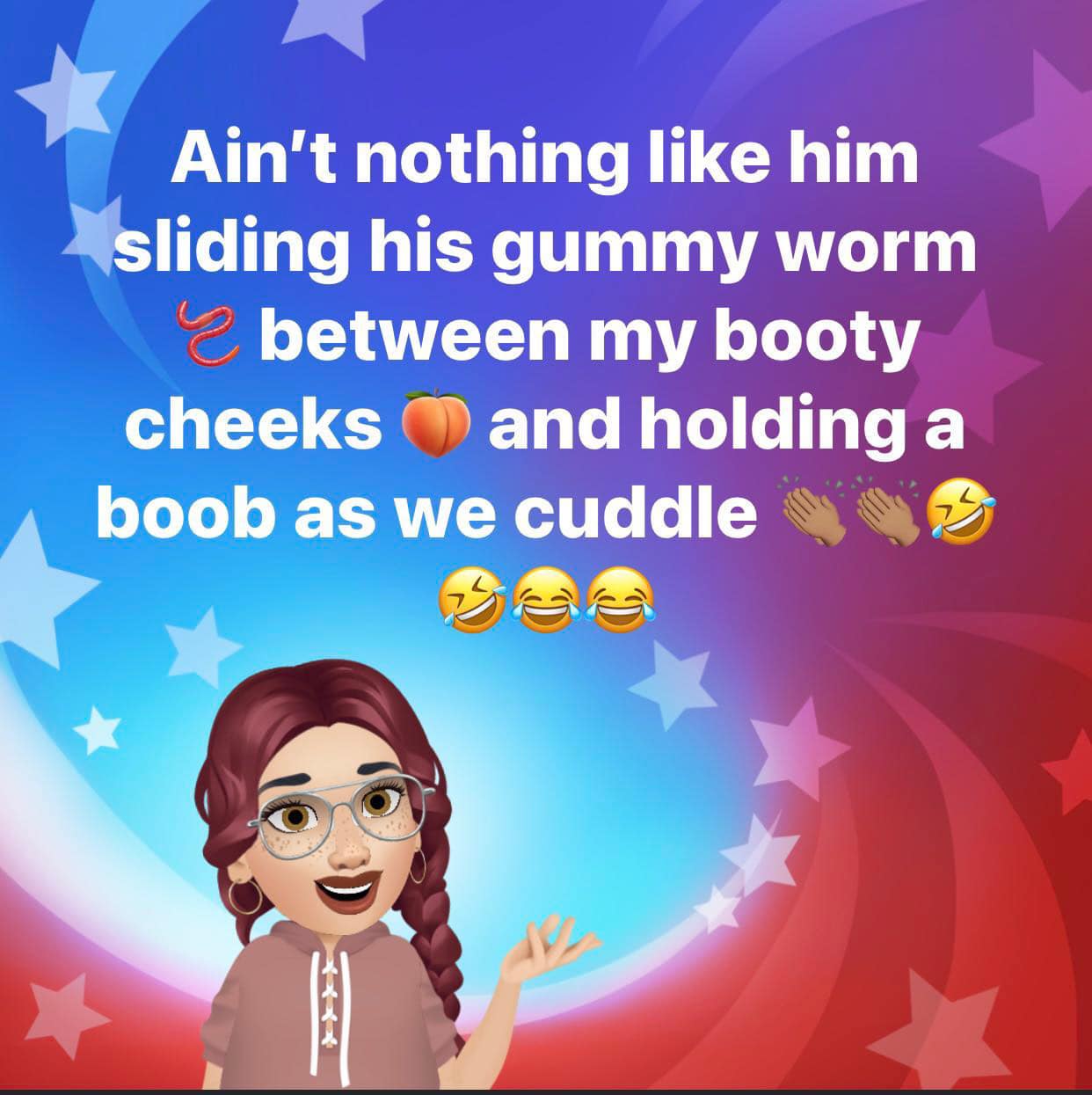 Don’t let him let go of the boob or scoot back 🙄😒😂
