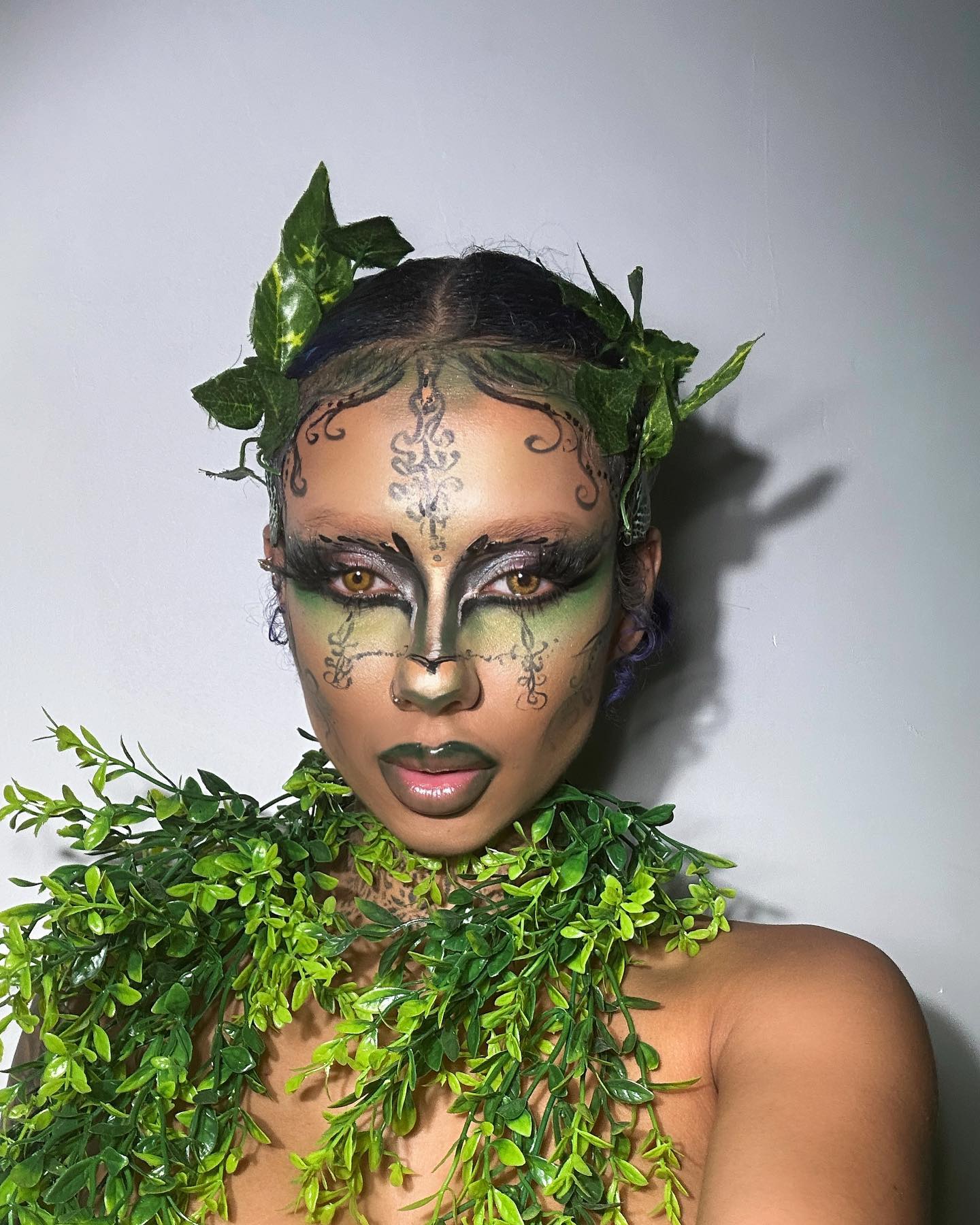 I created this forest fairy look on my @bigoliveukofficial stream!

… Come and watch me get creative every week 🧚🏽‍♂️ 💚 📺