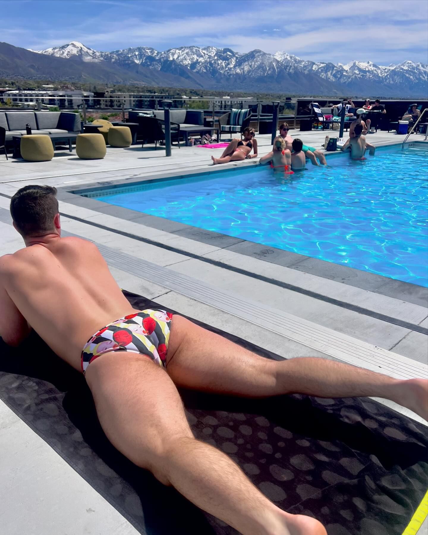 Got a good feeling about this summer 🤭

📸: @itswyattmoore_ 

#summer #summervibes #summer2024 #gaysummer #gay #lgbt #pool #poolday #tan #speedo #thiccboi