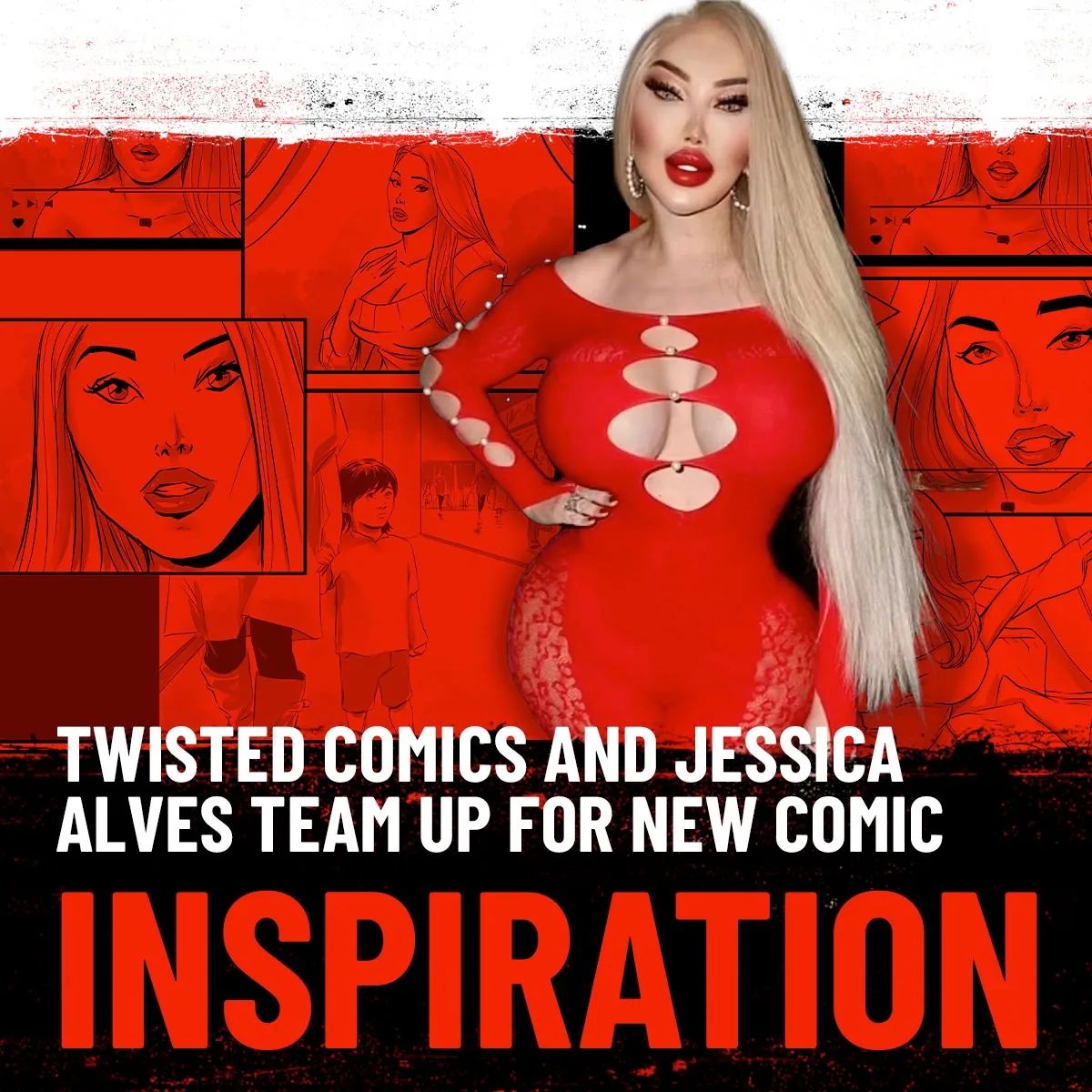 We're partnering with @jessicaalvesuk to raise awareness about gender dysphoria.

Our new comic "Inspiration" features Jessica's true story and unseen images from her childhood with the hope of educating parents on recognising gender dysphoria. “Inspiration” will join Twisted Dark's collection of stories on real-life struggles.

The 1st issue launches as a Kickstarter collectible in May. Sign up to be notified at the link in our bio.

#NGTwistedComics #JessicaAlves #Collaboration