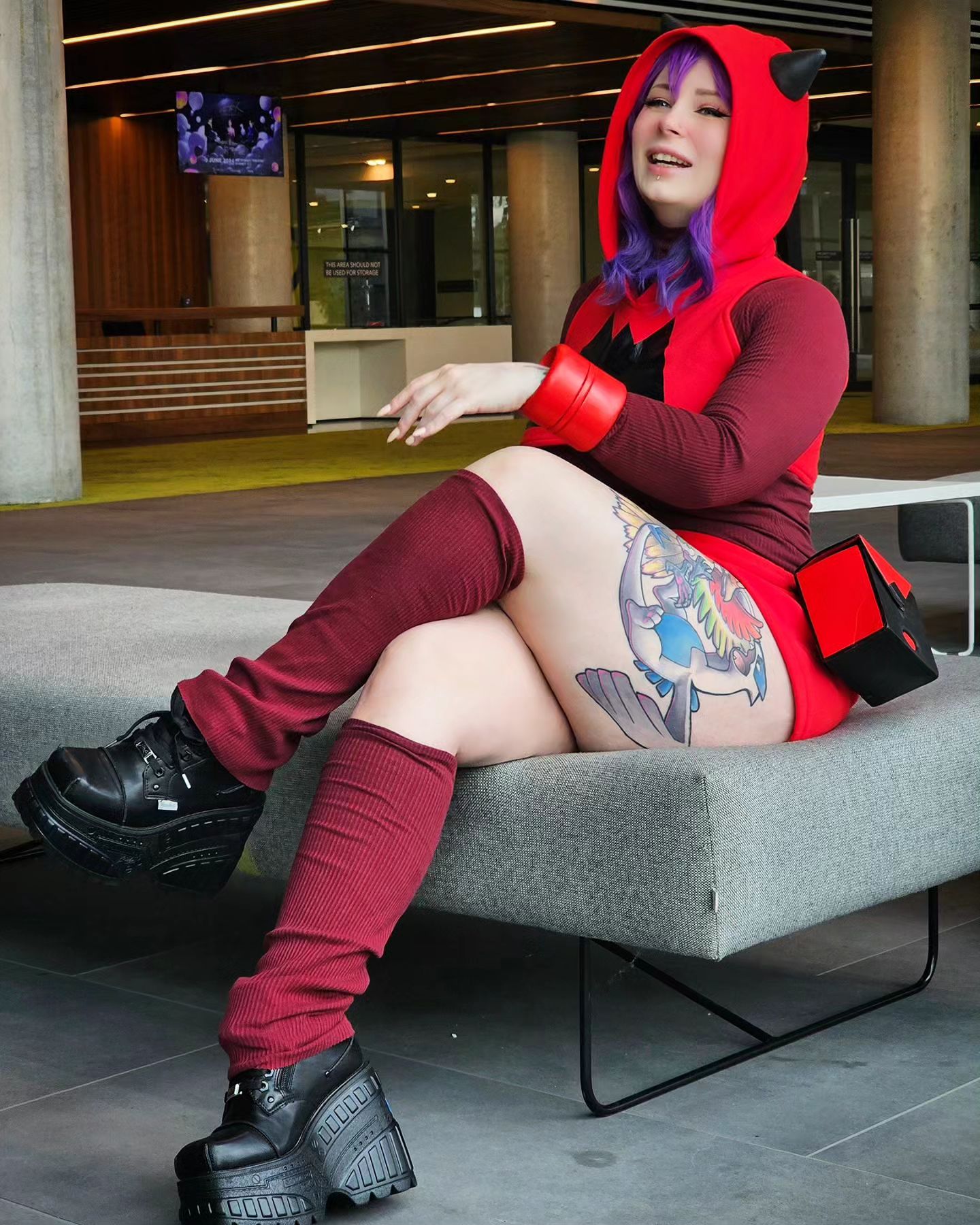 I had a very Pokémon weekend at @generationgamesaus
Magma Grunt is my comfiest cosplay, I feel like such a gremlin in it 🤣
And I don't remember what @fifty_face_jayce said while he was taking these photos but it was funny apparently 🤣
.
.
#teammagma #teammagmagrunt #magmagrunt #pokemon #teammagmacosplay #teammagmagruntcosplay #magmagruntcosplay #pokemoncosplay