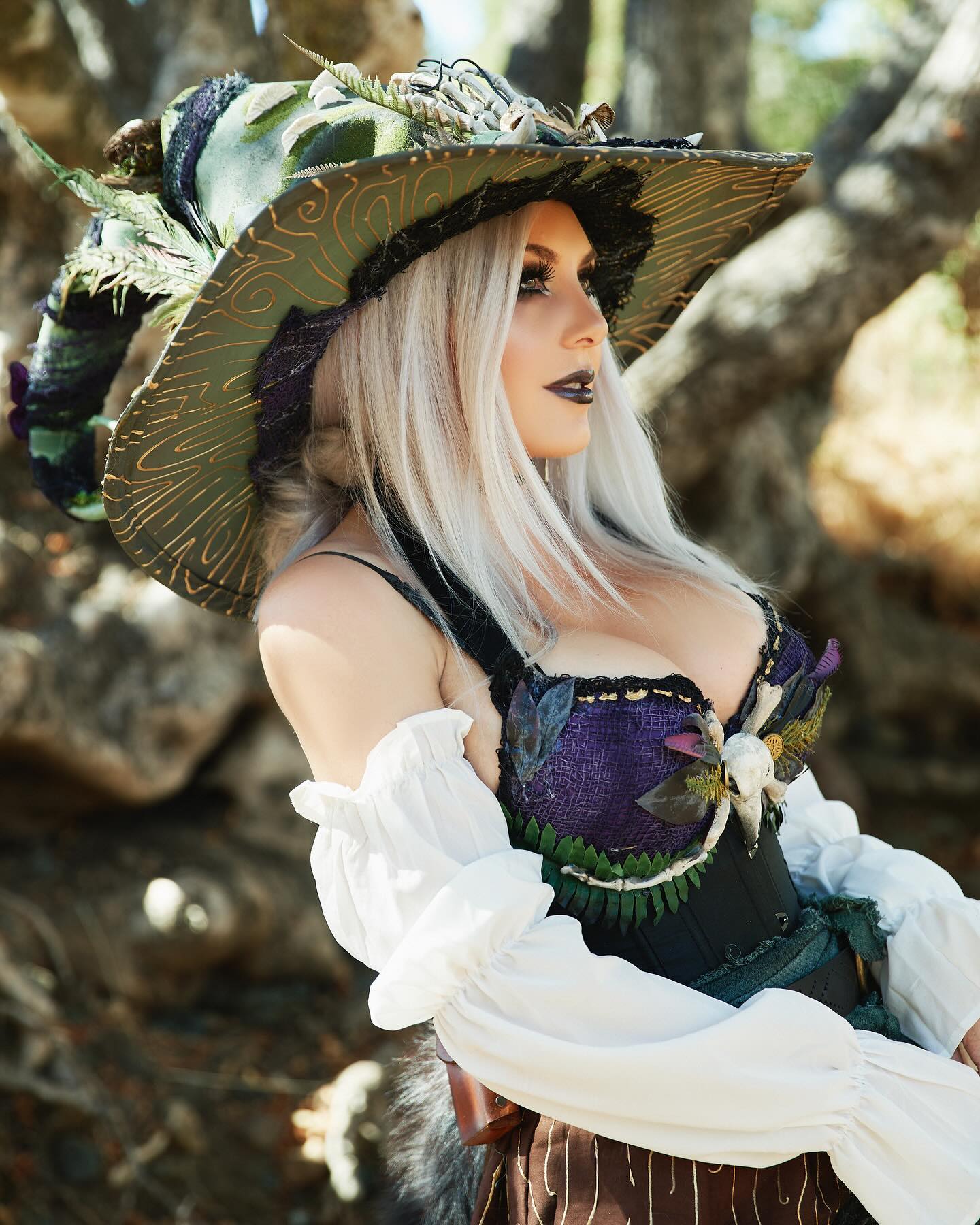 MY MOSS WITCH!! I love this look so much! I made the hat at the bikini and you can see the full creation vid on my yoootoob!!