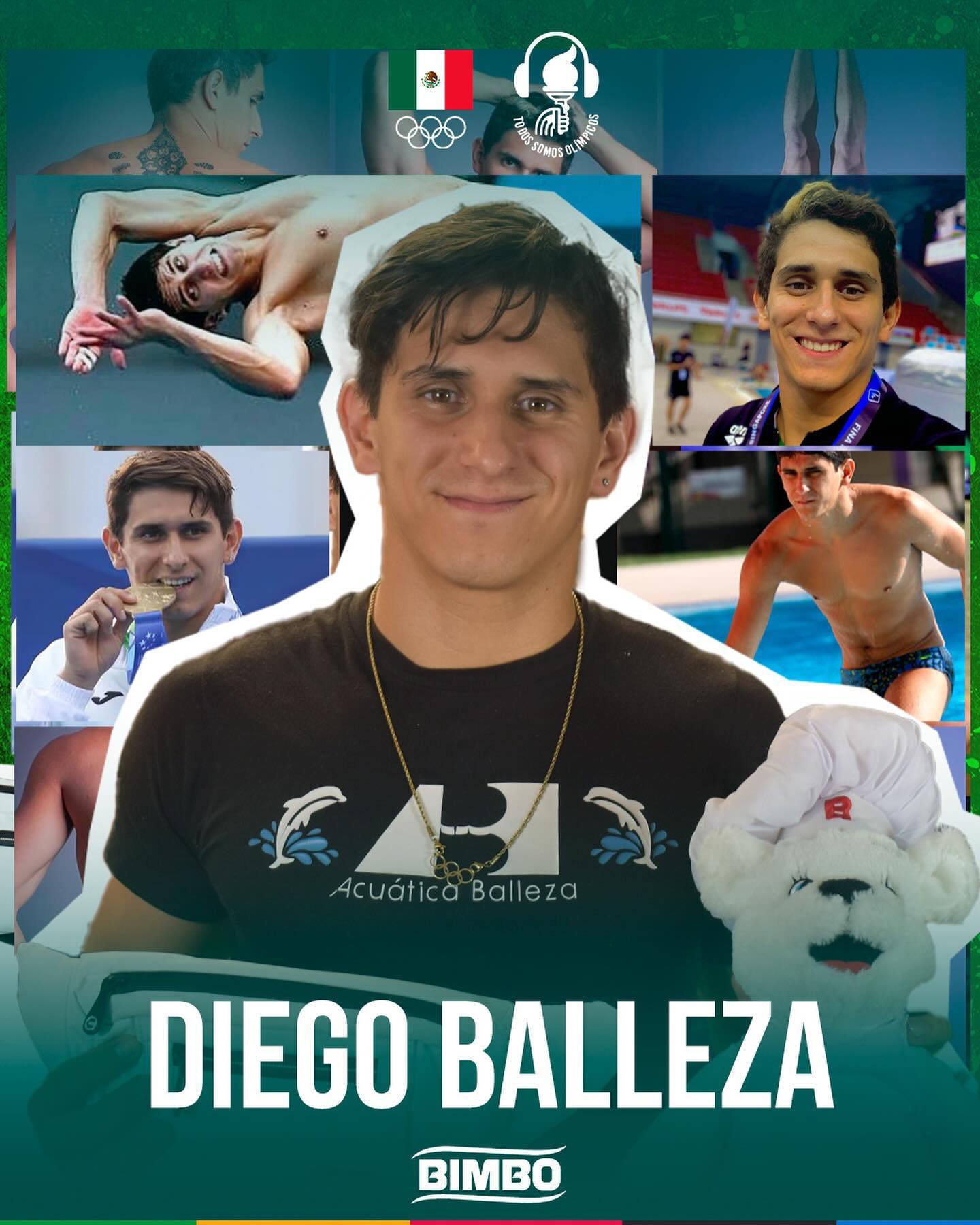 ¡Ya está disponible nuestro nuevo episodio de ‘Todos Somos Olímpicos’ con Diego Balleza! 🎉 Descubre la increíble historia detrás de este talentoso clavadista y emprendedor. Escucha ahora en YouTube.