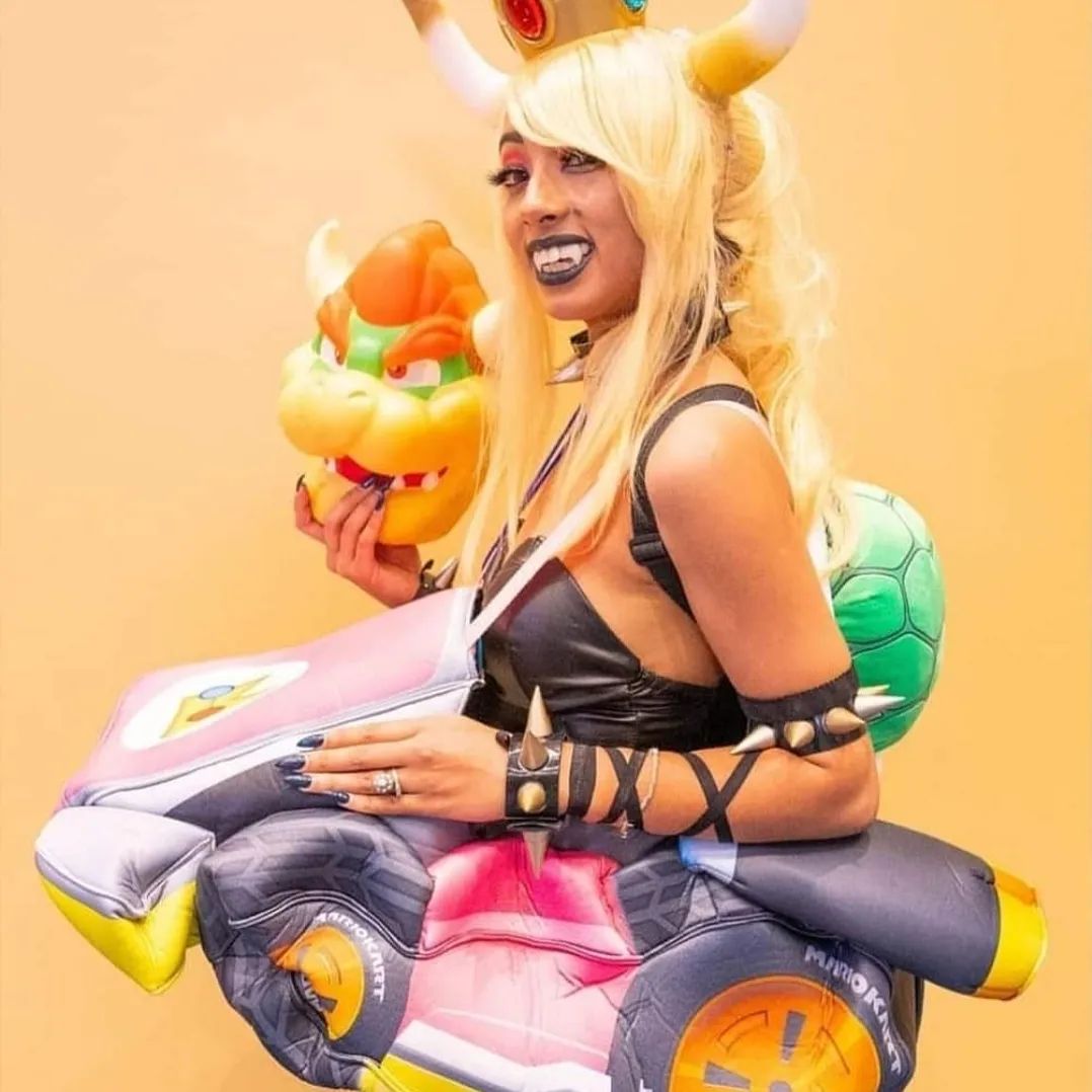 I came for the Peaches and I ain't leavin till I get her 😏 🍑🍄🥰😘

HAPPY MAR10 DAAAAAAAYYYY from Bowsette!!

I know she's not a Canon character but Bowser + Super Crown makes Bowsette and I love that when she came along, we got all manner and mashups of other Mario Universe baddies like Chompette and Boosette!! 😍😍 

Who's one of your favorite Super Crown baddies?! Tell me!! 

This slideshow is a compilation of my Bowsette cosplay which I've used when guesting for shows and booths at @momocon @afropunk @newyorkcomiccon @blerdcon @beltlinecosplay
over the last 5yrs+ 🥰 I'm so happy that she's so well received and loved by everyone so thank you all bunches bc I wouldn't be here without any of you amazing folks 🫶🏾🥹

I hope you're all taking care of yourselves and being kind to others 💗  esp with so much going on in the world right now it's incredibly important bc so many are going through so many battles behind closed doors. I wish for happiness and safety for each and every one of you. 

Silly lil tags below idk if they work but I'll try 
🍑
🍄
🍑
🍄
🍑
#MAR10DAY #marioday #nintendo #cosplay #cosplayer #blackcosplayer #bowsette #bowser #supercrown #chompette #shyette #boosette #afropunk #momocon #blerdcon #nyccc #beltlinecosplay #atl #mashup #princesspeach #mariokart #smashbros #cosplayguest #streamer #gamer #dancer