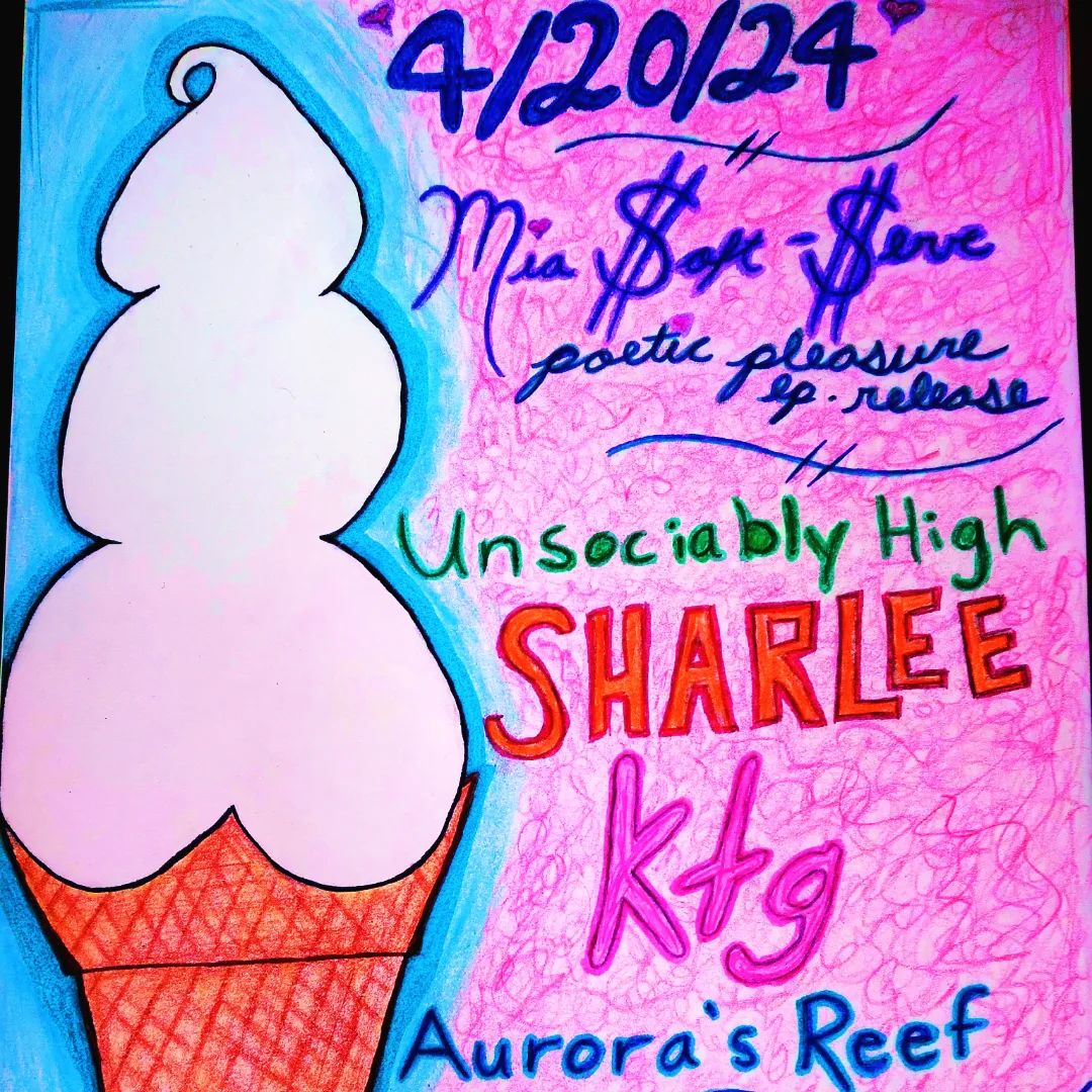 Heyo friends! We're gonna be at @avantgardebar for 4/20 with @unsociablyhigh , @sharlee.original , @ktgftw , and @aurorasreefofficial for our EP. Release party! Doors are at 6pm cover is 10$. 🥳
Poetic Pleasure Prt 1. Is set to release.... sometime next week 🤣 (due to some bad luck and technical difficulties we're a lil late but she's coming hard and fast🍦👅🤤😼😎)
Stick around for more updates! 🌮
Thanks @evansixonethree for the pic! 📸