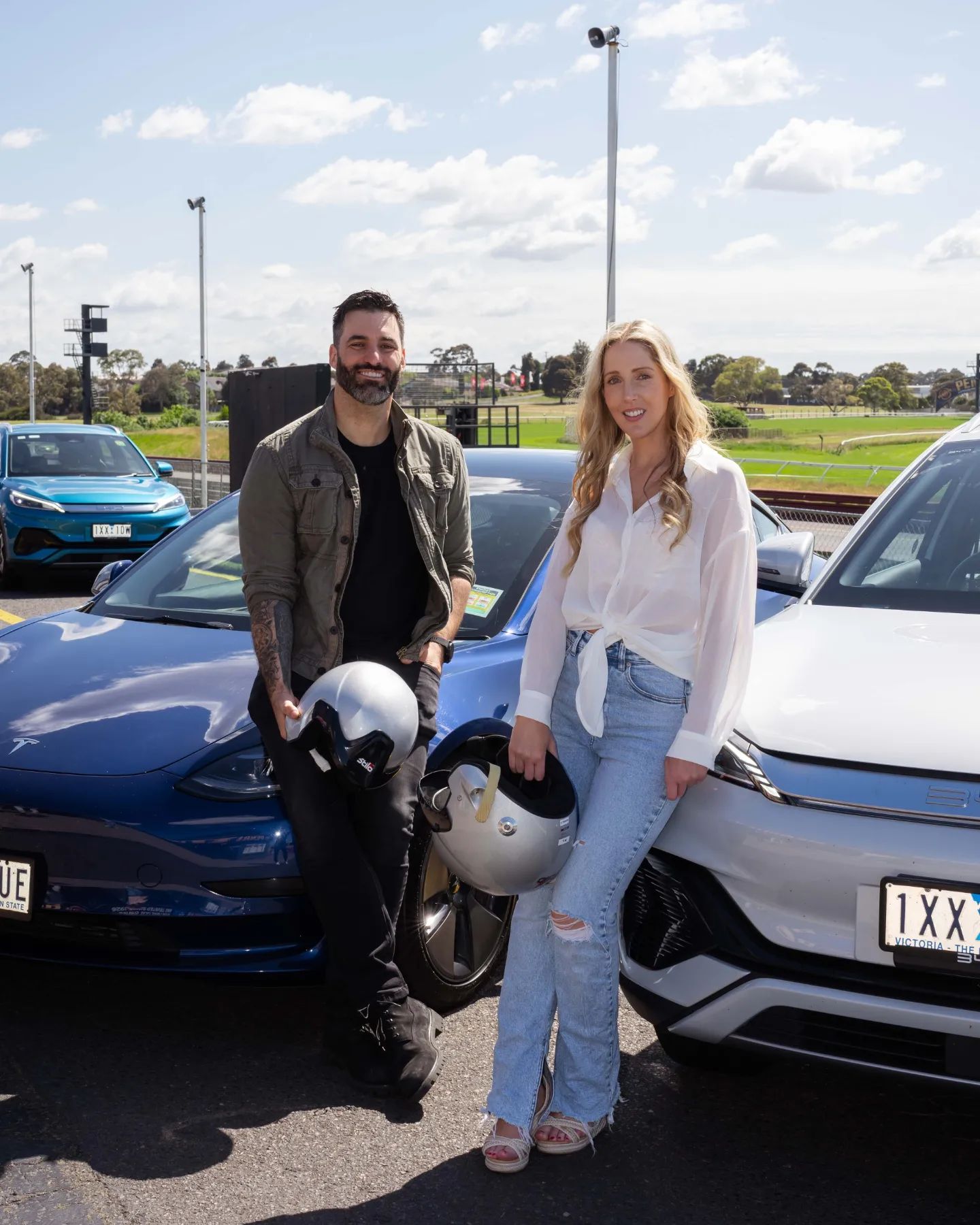 Thank you @uber_australia & @sixtaustralia for an amazing day out test driving the new fleet at Sandown Racetrack. I rocked it, I drive like pro, @katelaidlaw_ doesn't know what racetrack means (she may or may not of used the indicator taking a corner 😂)
#racetrack