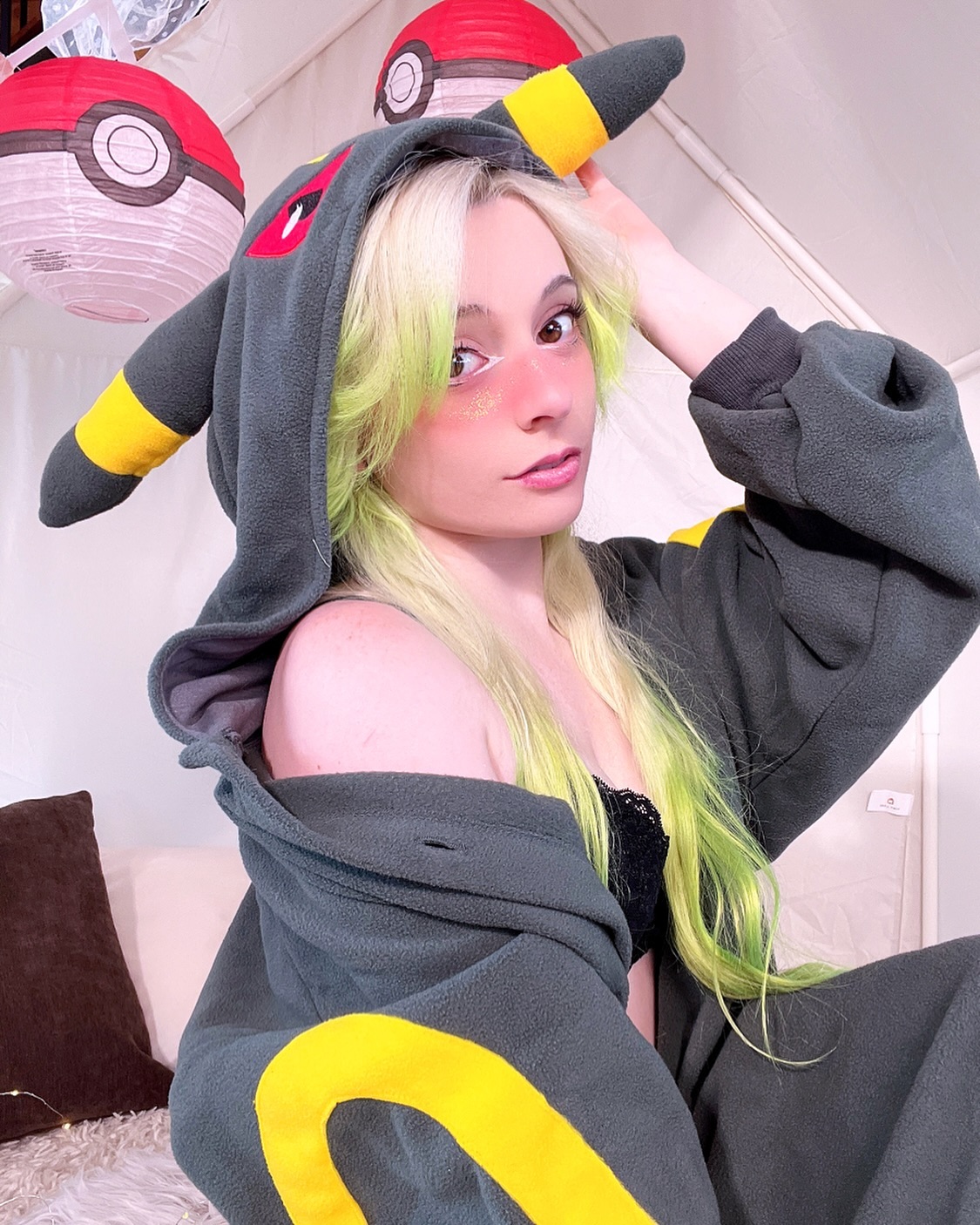 What’s your favorite Pokemon? 🥰❤️

#outofcosplay #tiktok #gamer #gamergirl #gamergirls #girlgamer #egirl #twitchtv #twitch #twitchstreamer #streamer #kawaii #anime #green #greenhair #petite #petitegirl #petitegirls #uwugirl #wifu #animewifu #cosplay #cosplayer #cosplaygirl #anime #weeb #softgirl #pokemon #pokemoncosplay #umbreon #umbreoncosplay