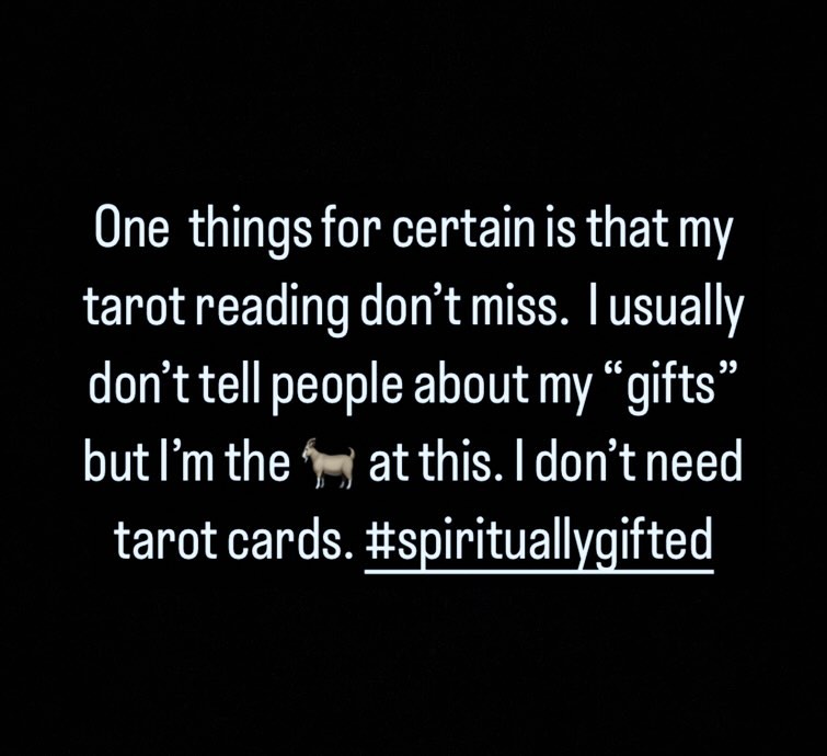 Booking info in bio.  All readings are confidential and NDA is 👌🏽. Subscribe to my #youtube channel Real&Raw Tarot. I’m like your home girl that’s gifted. 😃