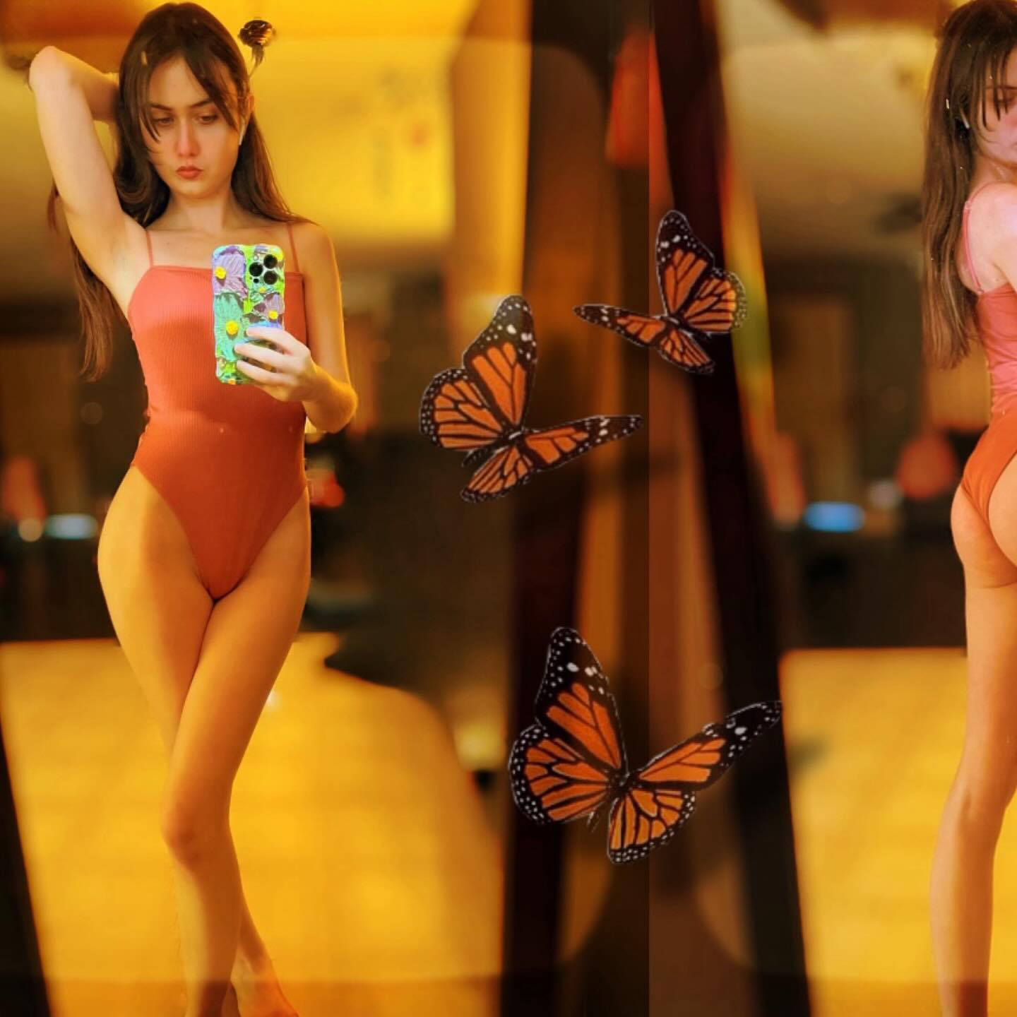 oh to be someone’s daydream 🧡
•
•
•
•
•
#vibes #pretty #selfie #mirrorselfie #pretty #cute #prettyvibes #explore #explorepage #explorepage✨ #lasvegas #vegas #follow #only #baddie #daydream #edit #edits #orange #butterfly #butterflies #picsart