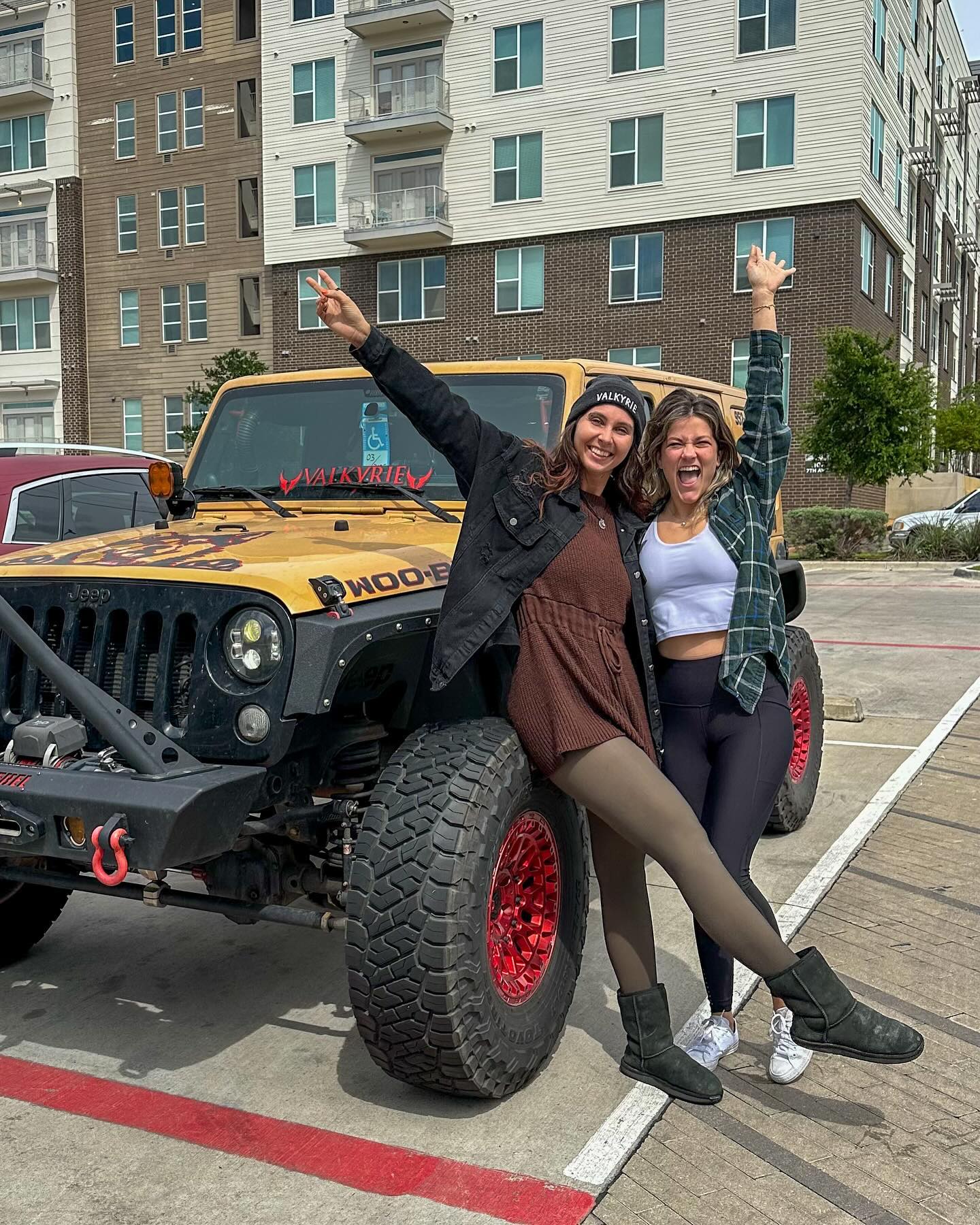 Finally got the chance to meet up with the beautiful soul @pippey10! Maybe next time we will have our own jeeps 😝

#bringbacksecrets

I’m so happy you’re here 🖤

My favorite pages
@valkyrie.jeep.club
@northtexasjeepclub
@canyon.state.jeeps.and.offroad
@gearheadcoffeeco - VALKYRIE
@clearlidz_jeeps - DODGER 
@jedcogear - DODGER
@barricadeoffroad - 5BAR0953
@wethepeopleholsters - DODGERJEEP15
@vakandiapparel - dodgerjeep15
@wickedprotein - sara10
@grippgear - sara20
@stinger_offroad - DODGER

#Jeep #jeeplife #jeepgirls #jeepthing #4x4together #4x4ever #4x4barbie #4x4girl #friends #girlfriends #jeepfriends #myfriendsarebetterthanyours #friendshipgoals #Babe #Babesofinsta #Babesofinstagram #Babessupportingbabes #Babestatus #Babethings #Bombshell #Bombshellbabe #Bombshells #Instagood #Fitbabe