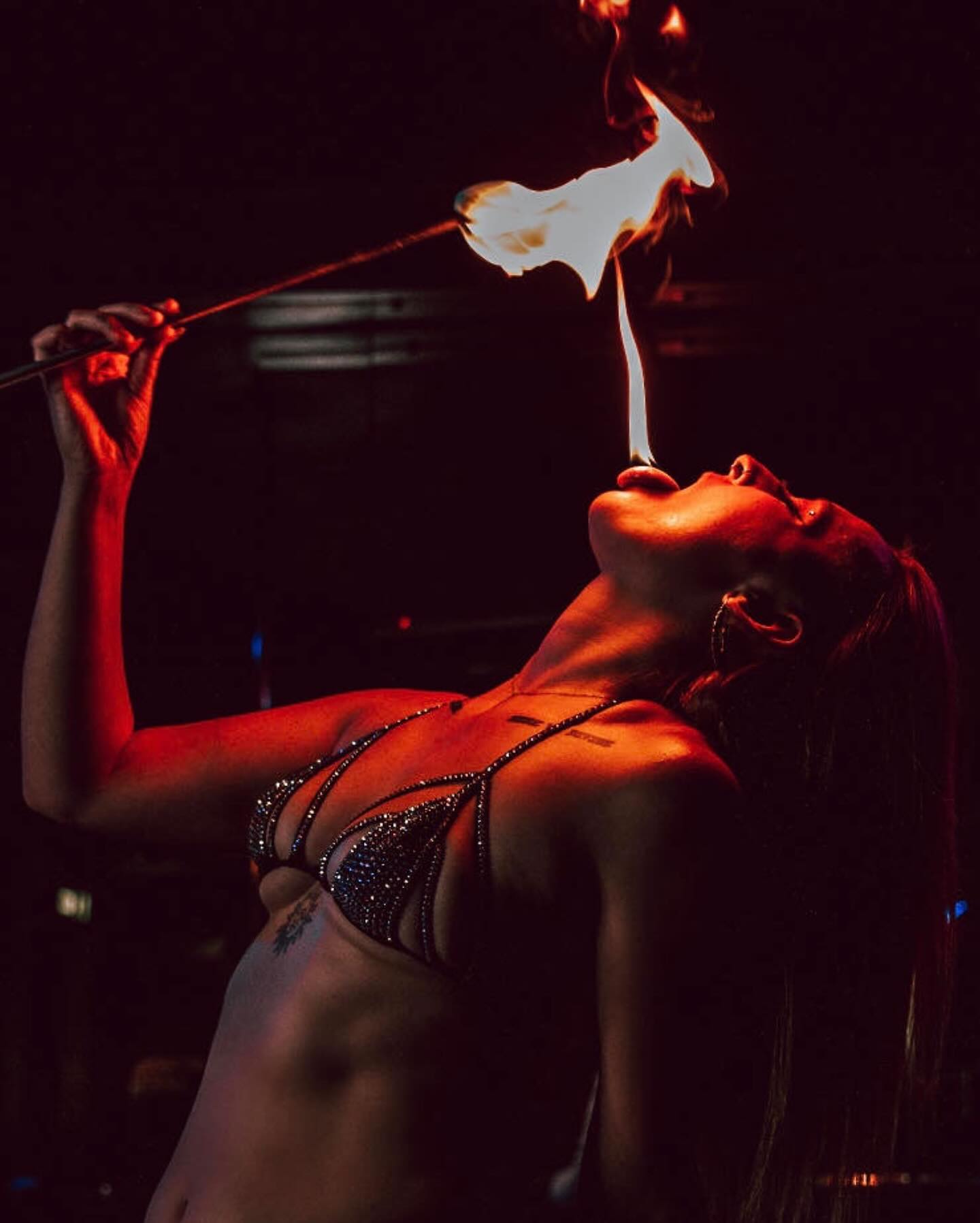 Are you coming to my show debut @thepalaceadelaide ❤️‍🔥
Come simmer in some shadowy, firey vibes with me ✨

📸 @blondie_pix 

#showgirl #burlesque #fireeating #dubstep #fireperformer
