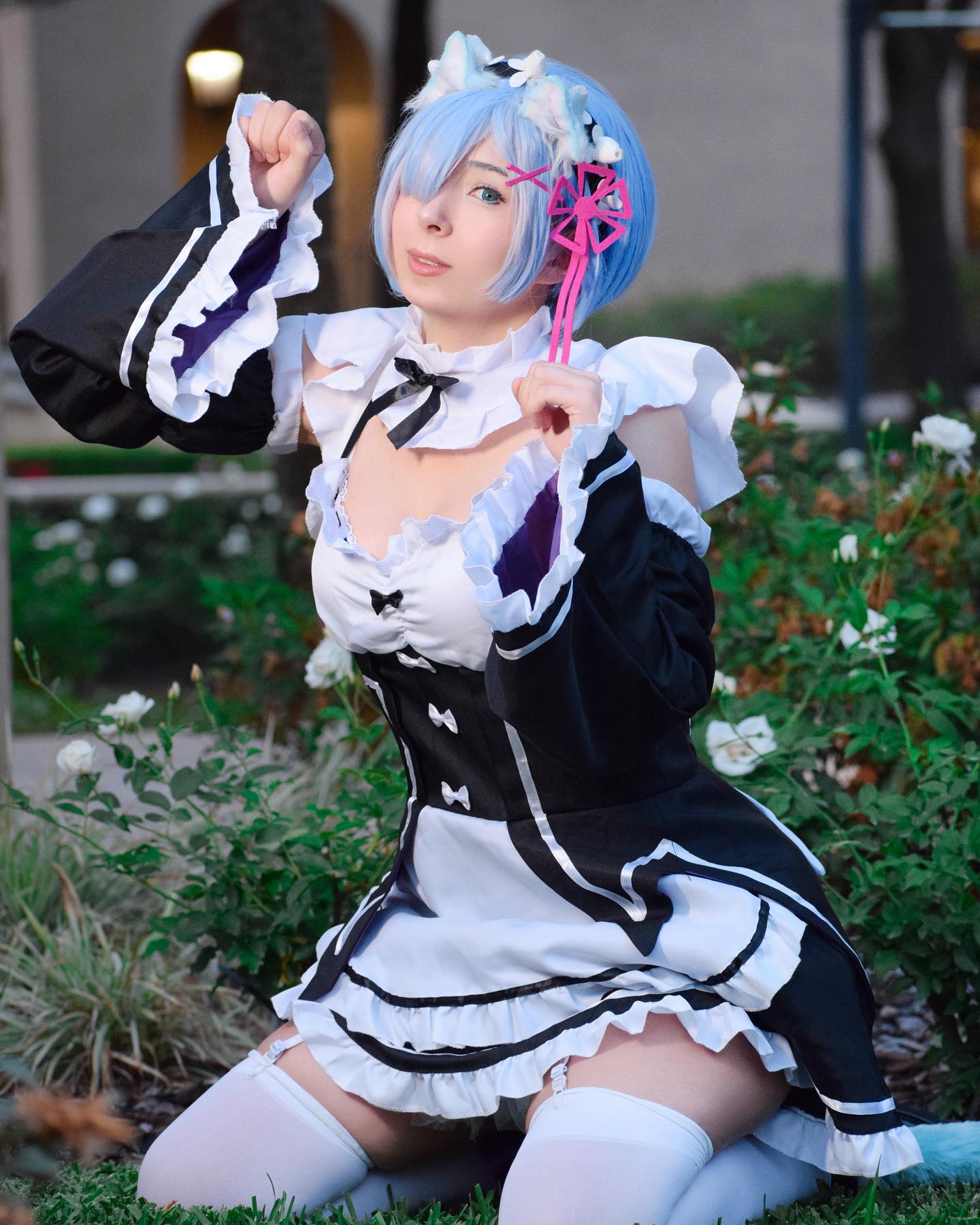 Rem from Re:Zero 💙 Who’s looking for a wholesome cat girl? 🐱

#rezero #rem #remcosplay #anime #animegirl anime cosplay maid dress