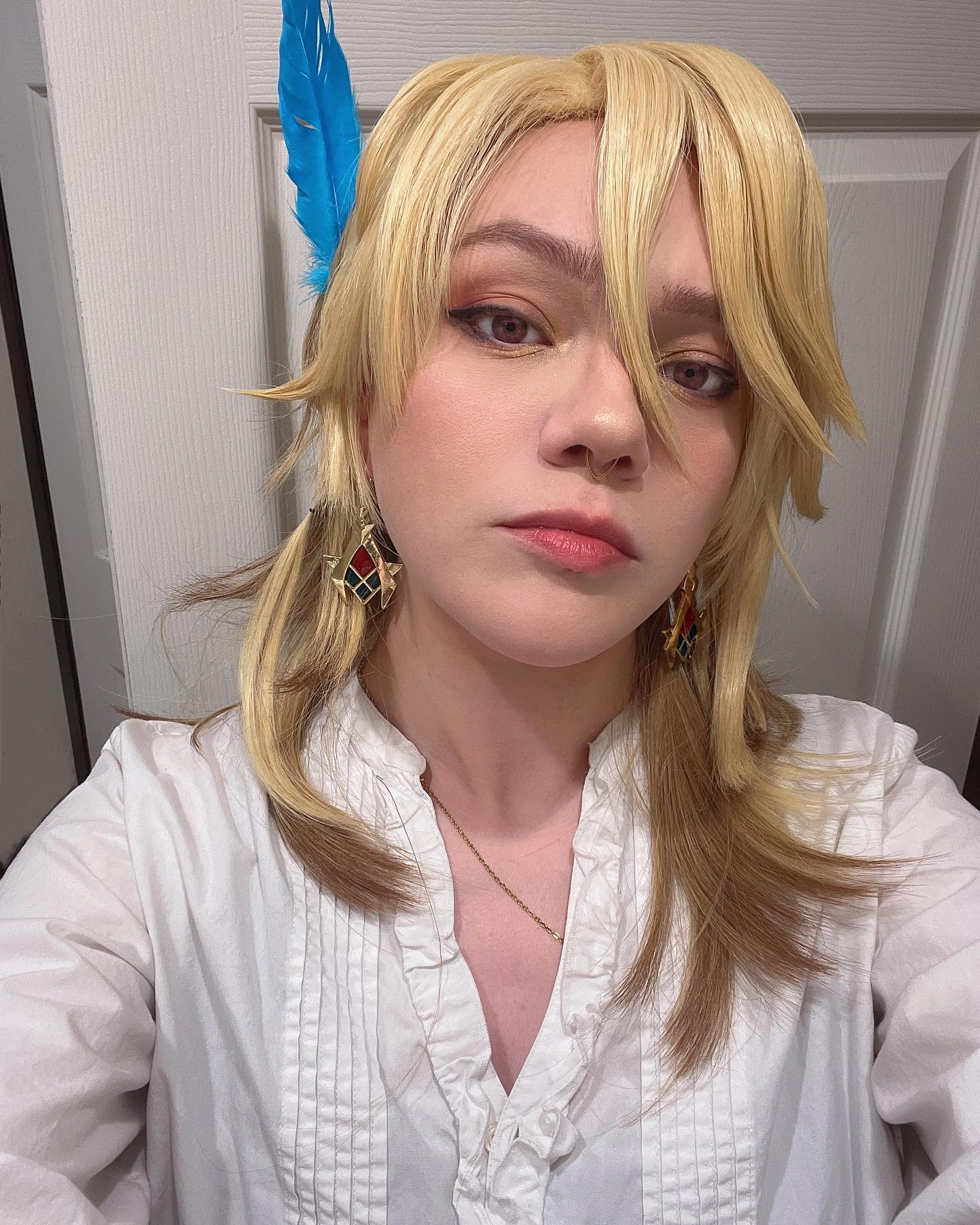Posted this on my story the other day but I haven’t made a feed post in a while so hi 👀 I don’t play Genshin actually I’m just cosplaying it for my spouse 🫡
#genshinimpact #genshin #genshinimpactcosplay #genshincosplay #kaveh #kavehcosplay #cosplay