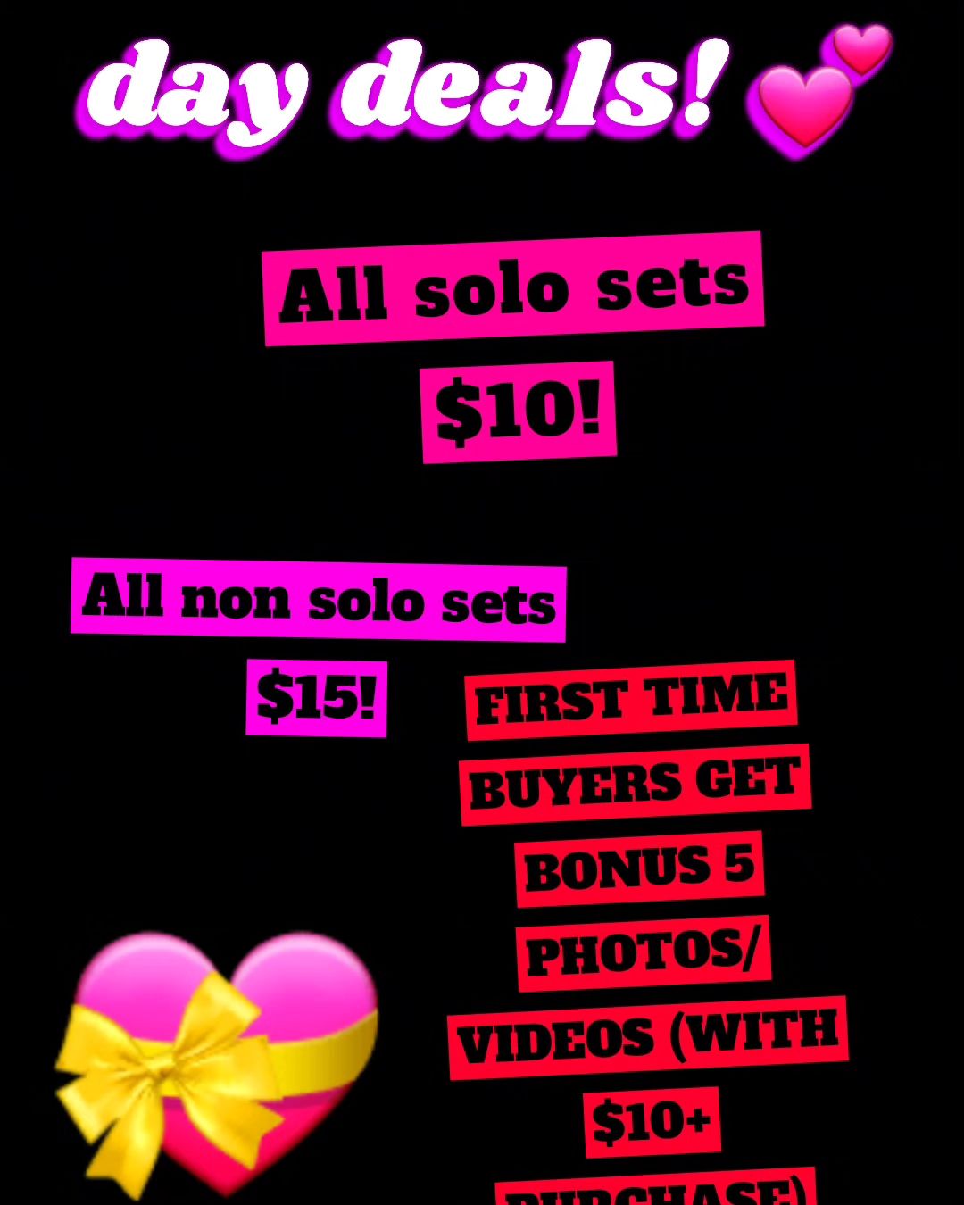Valentines day deals! Add my snap 😜 #valentinesday #nsfw #chubby #thick #photos #videos #deals #snapchat