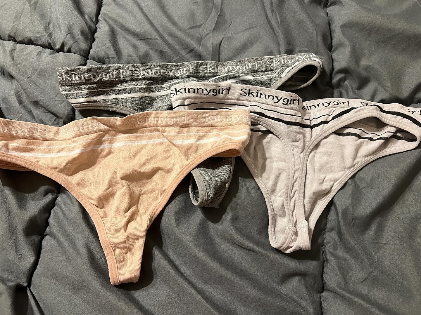 My new fun adventure😊. Selling some sexy panties for anyone interested. Thongs. Crotchless (for the ass lovers). Lacy and regular. Will wear them upon request for 1-2 days. Pictures for proof. Vacuum sealed and shipped. C@shapp $25. Buy 3 get 1 free. Let me know. Share with your friends😘