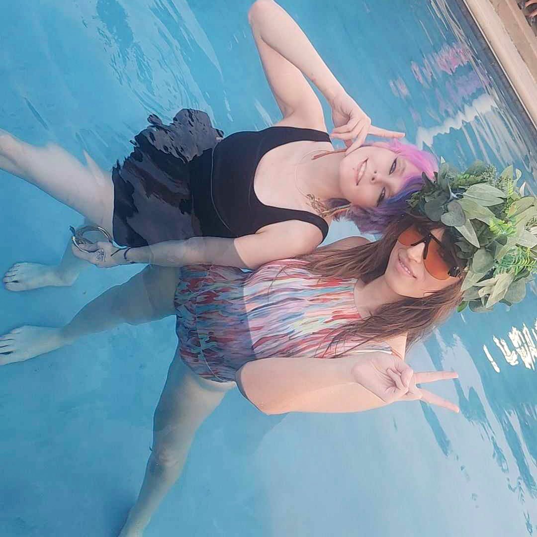 committed a faux pas and got in the water feature with this girl i met at a kc fashion week soiree. i was modeling this gorgeous leotard and headpiece by @jeanne.nuage and i’m confident i made a great impression
.

ʷᵉ ᵈᵃᵗᵉ ⁿᵒʷ
.
fashion @jeanne.nuage 
fellow rebel @mau_please 
.
.
#poolparty #designerfashion #thepoolwasrightthere #comeon #kcfw #fashionmodel #lgbtq🌈 #transgirl #transmodel