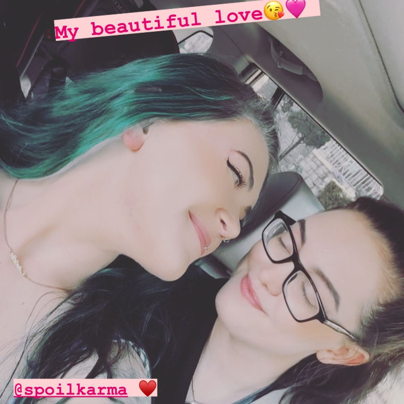 Happiest I have ever been and so beyond in love with the most beautiful girl in the whole world🥰🩷😘 @spoilkarma I love you more than anything 🩷♥️