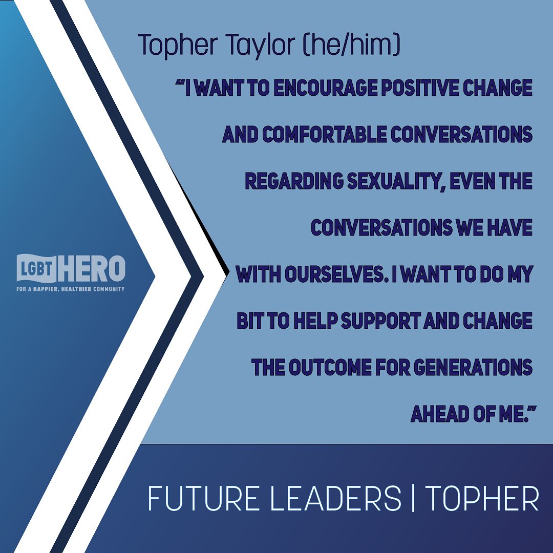 Introducing our next LGBT HERO Future Leader:
@helloiamtopher!

Topher is a is a sex educator, writer and columnist who champions sex positivity for LGBTQ+ people, and has continuously championed positive attitudes to sex, sexuality and sexual wellbeing throughout his career.

Please help amplify and share Topher’s fantastic work!

Read the full profile here (clickable link in stories): www.lgbthero.org.uk/lgbt-hero-future-leaders-topher

**Funded by the National Lottery Heritage Fund**

#LGBTHERO #FutureLeaders #lgbtq #lgbt #gay #lesbian #bisexual #trans #sexualhealth #sexpositivity #sexualwellbeing