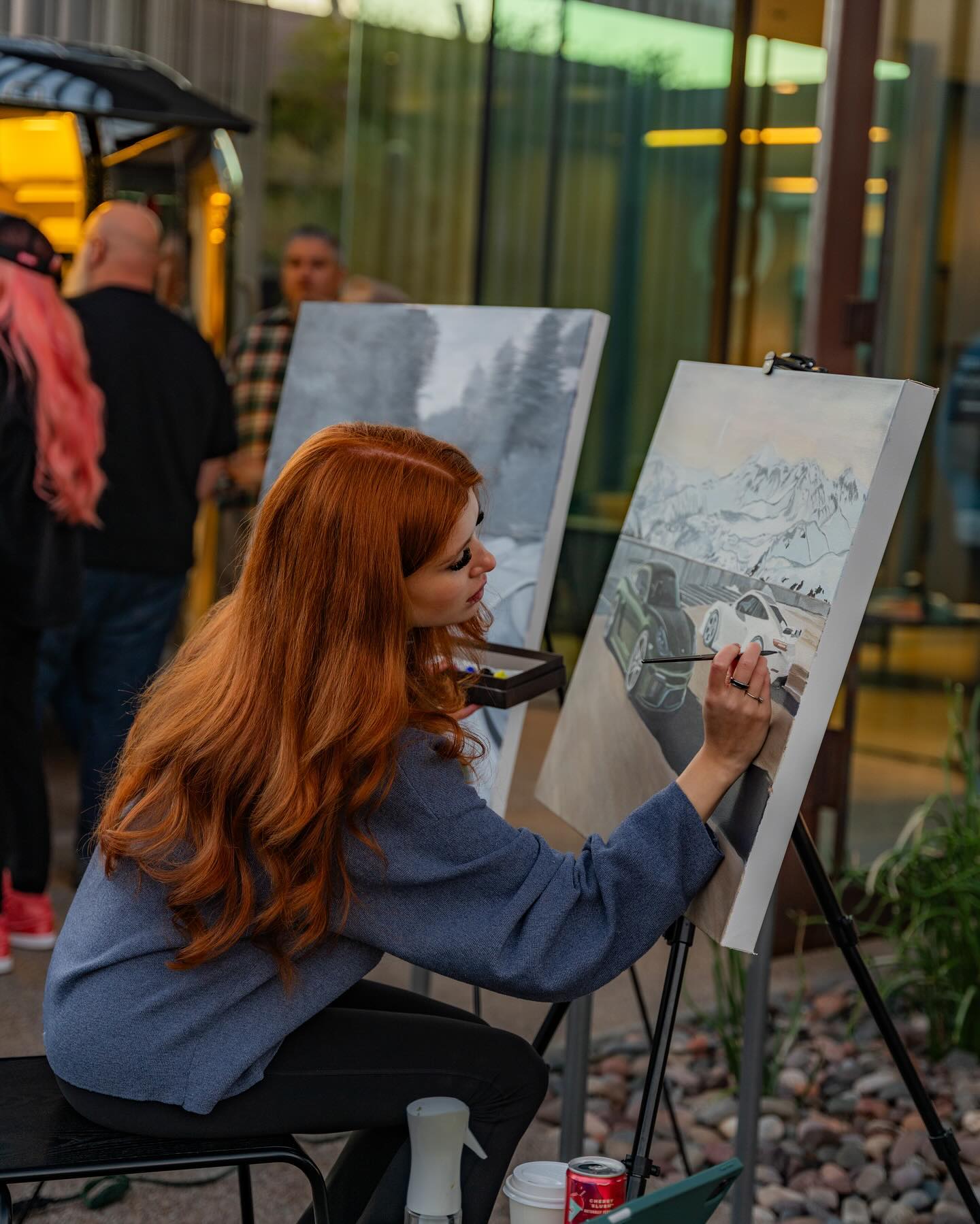Some spectacular photos of me doing what I do best at @ottocarclub yesterday! They had the hospitality to allow me to paint in the midst of fantastic cars, people, and music, which I am eternally grateful for.

Photos by the lovely @automotive_alex who not only saved me all week with her fantastic “yellow M taxi,” but is also kind enough to photograph me from a perspective that I’ll never see on my own!

#ottocarclub #livepaintings #automotiveartist #porschemoment #porscheartwork #carpainting