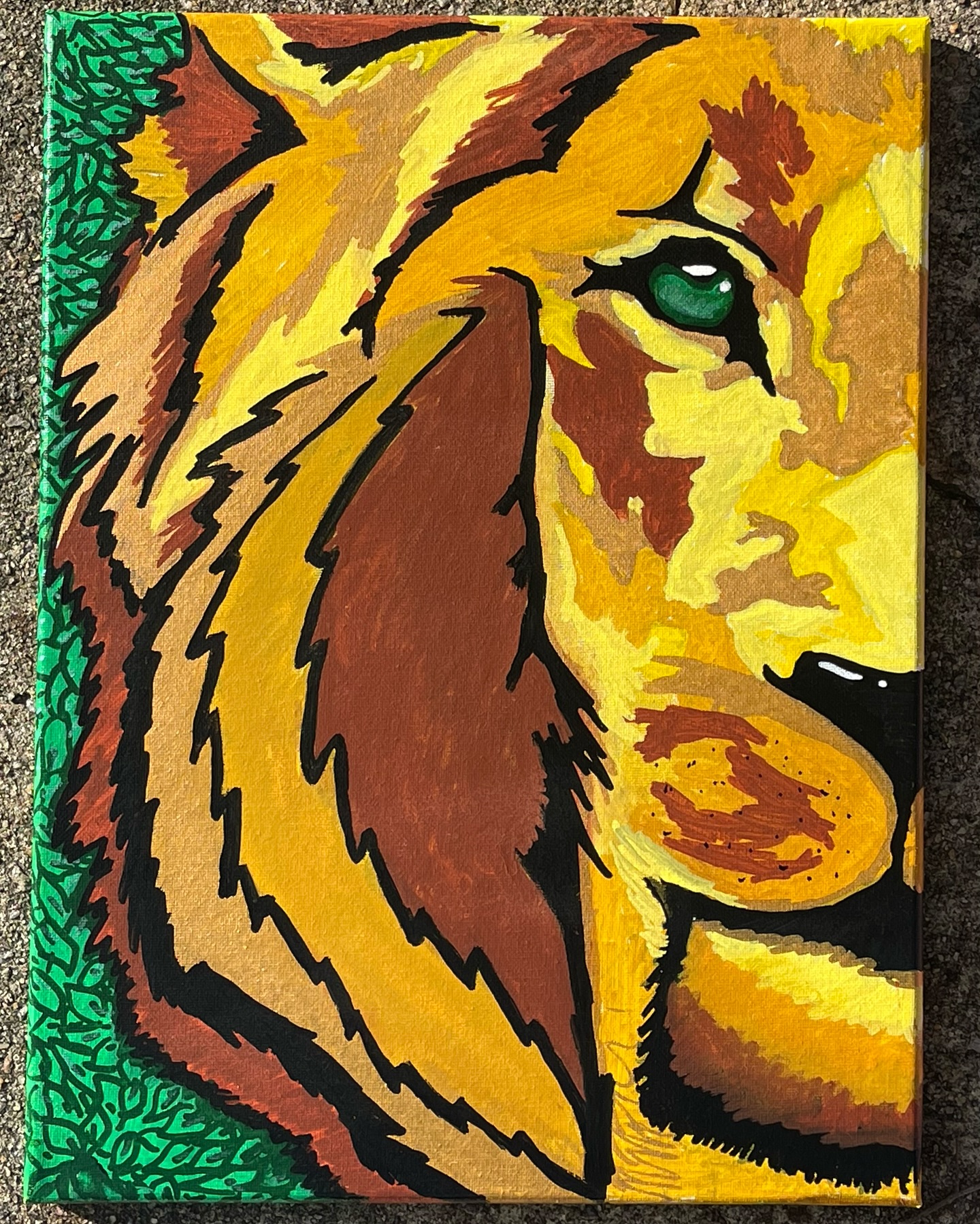 🦁 Rawrrrrr 🦁

New Commision Piece!! 
SOLD $100  Acrylic Canvas 12x16

Please Comment or DM me for a custom piece !!!! 

#buymyart #acrylic #buyart #art #buyme #follow #joinme #followme #subscribe ##artist #art #painting #supportsmallbusiness #supportanartist