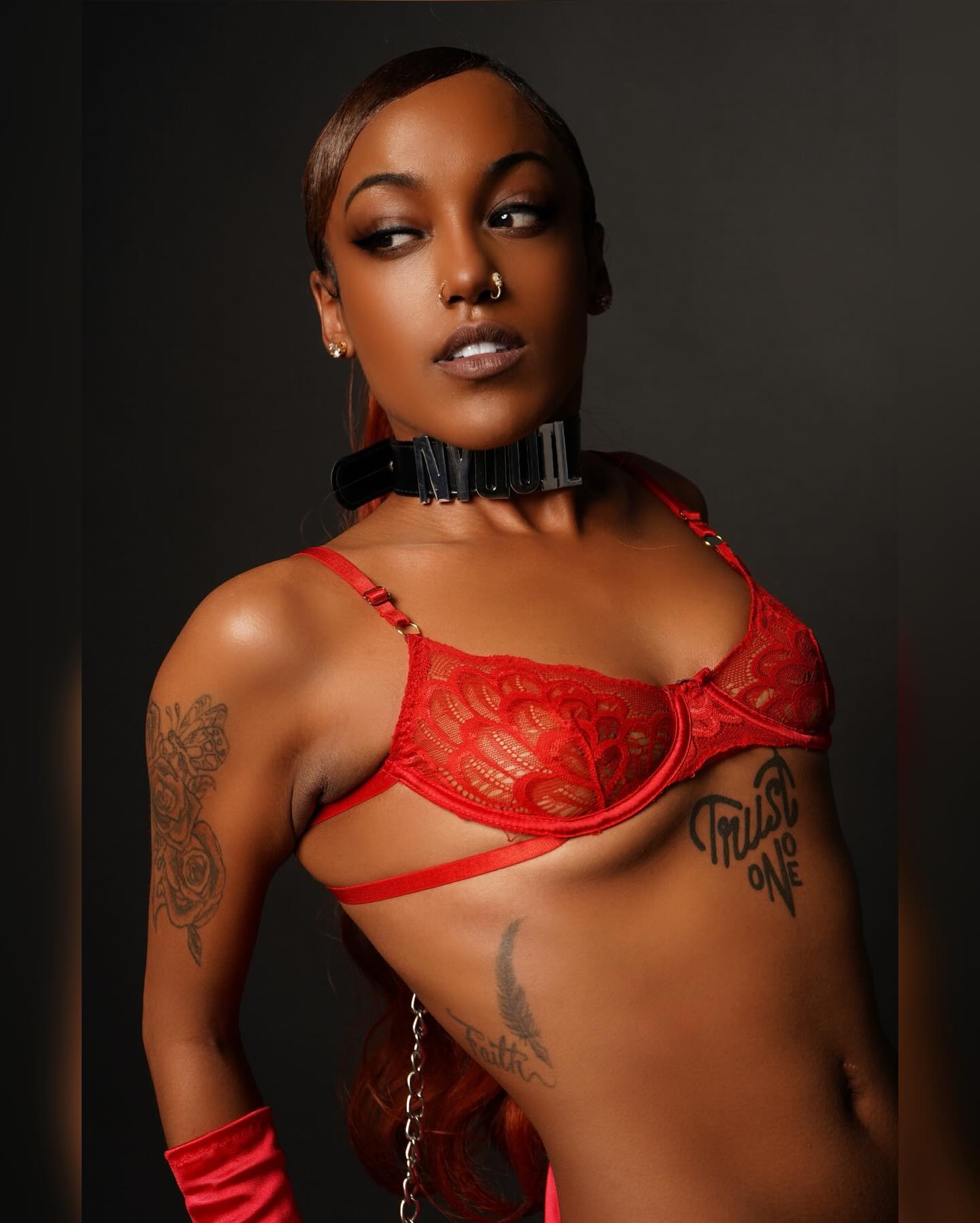A DreamDoll Never Too Far Off The Leash 😈🥰🔥 Say My Name …. It’s NyQuil Baby 💋