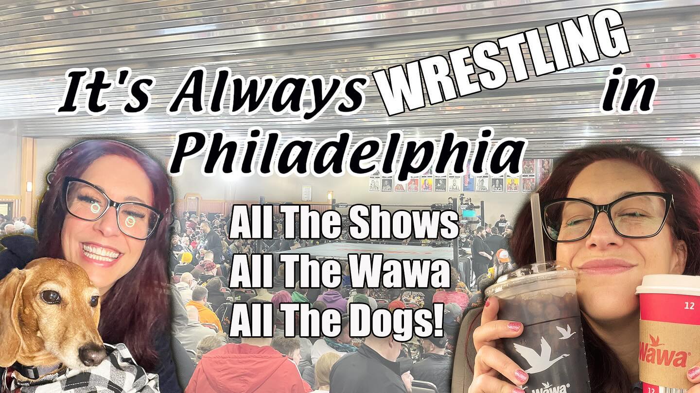 Biggest week ever necessitates the biggest vlog ever!

I was loving life as the wrestling world gathered in my favorite garbage pile on the planet: PHILLY 💕 Highlights, BTS, and more - watch and subscribe today! 
🔗
https://youtu.be/vpoWiagfm10