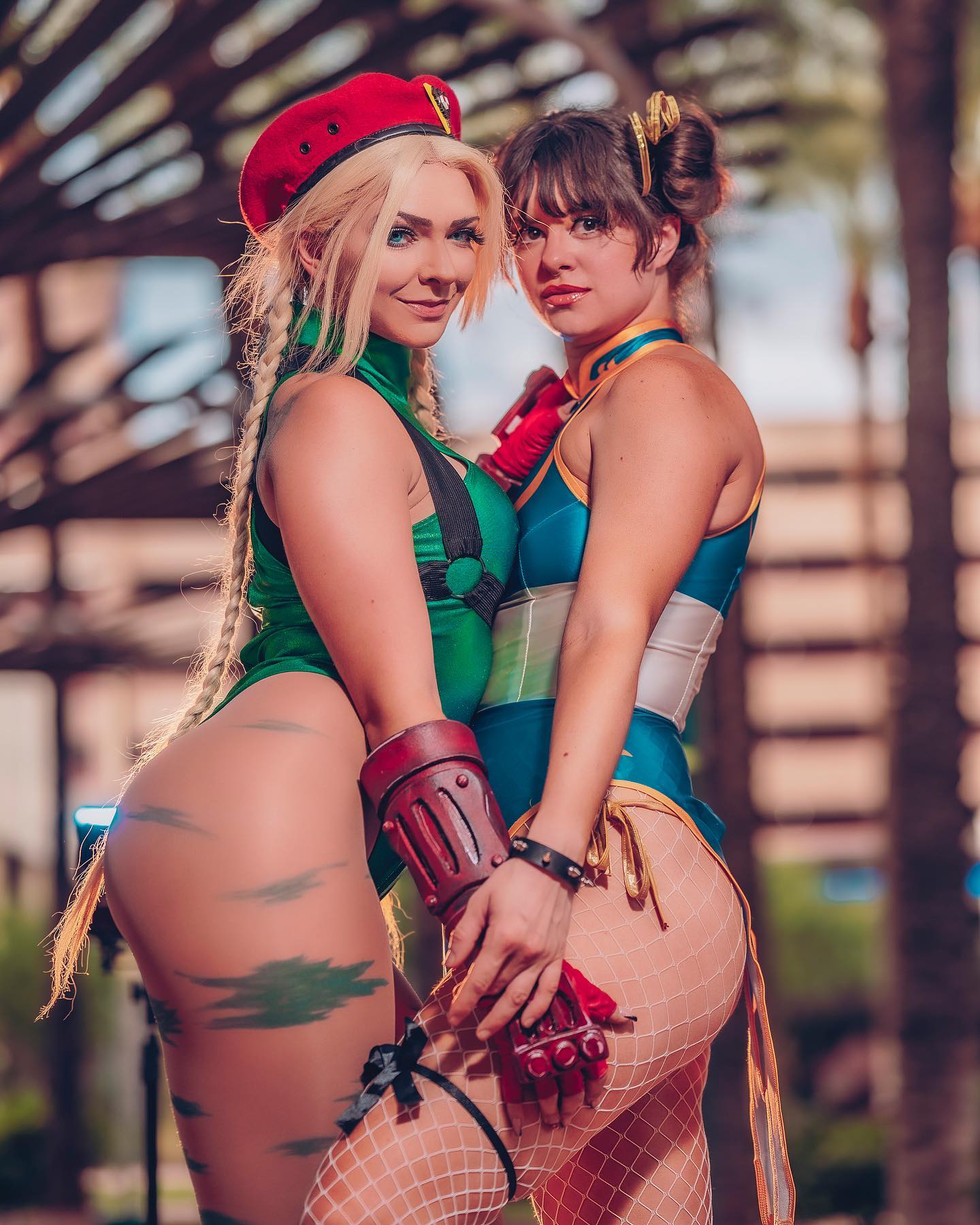 Cammy & chun li from #sabotencon2022 day 1 💙💚
.
Photos by the amazing @courtex.studios 
.
Action shots coming 👀
.
Someone plz fly me back to AZ so I can make more content with these two 🥺 
.
.
.
.
.
.
.
.
.
.
.
.
.
TAGS:
#twitch #twitchtv #twitchaffiliate #twitchstreamer #stream #streaming #streamer #gamer #gamergirl #animegirl #egirl #girlgamer #game #gamerlife #pokemon #cosplay #cosplaygirl #cos #lgbt #bi #playstation #videogames #streetfights #streetphotography #cammy #chunlicosplay #chunli #model #colab