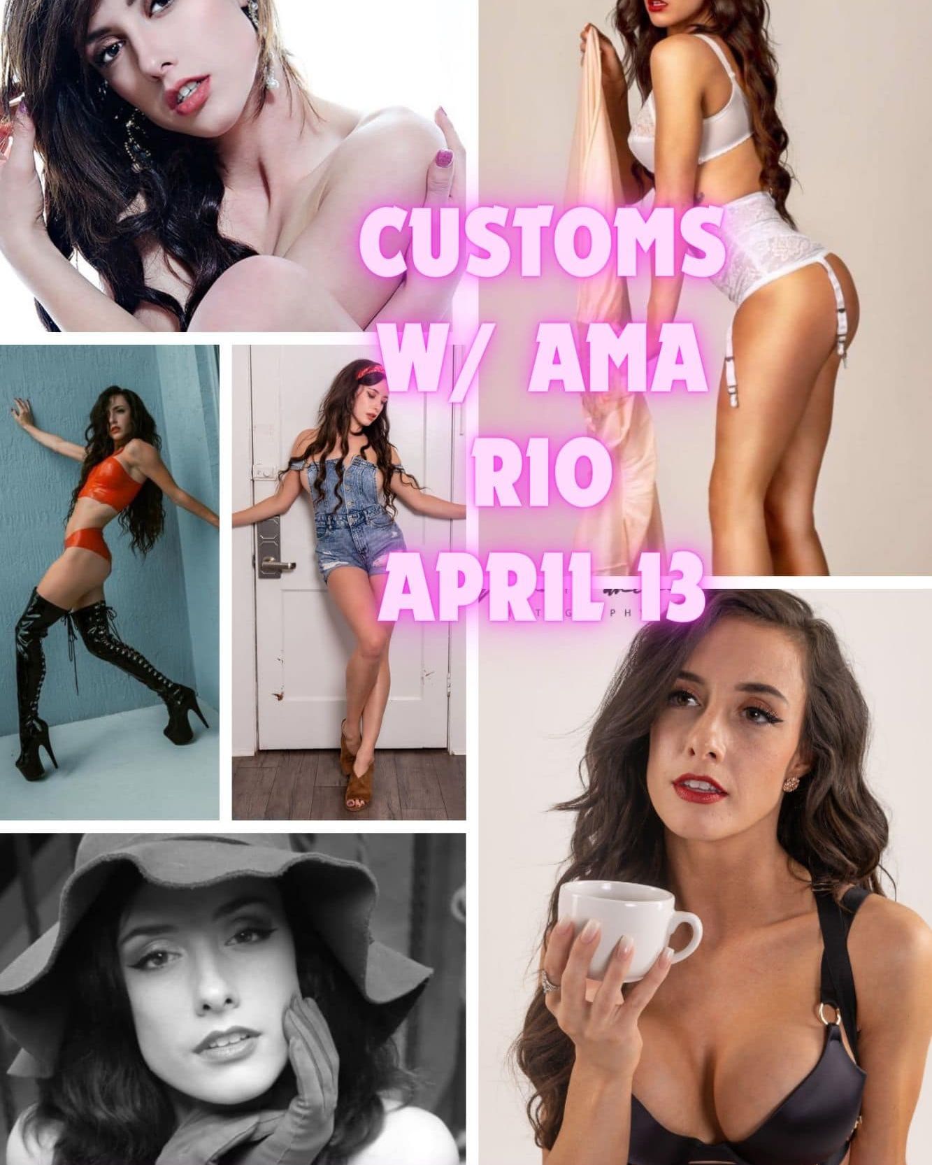 Attention Feybies! 📣
Last chances to order a custom from Ziva Fey’s Fantasies! I have some SEXY, TALENTED, models in the upcoming roster. Pls DM or EMAIL your script/outline to inquire 📹💋
4/13- @ama_rioxxx 
4/14-15- @thetylerlynn 
4/17-18- @missvelvets 
4/20- @TheKatVanWylder