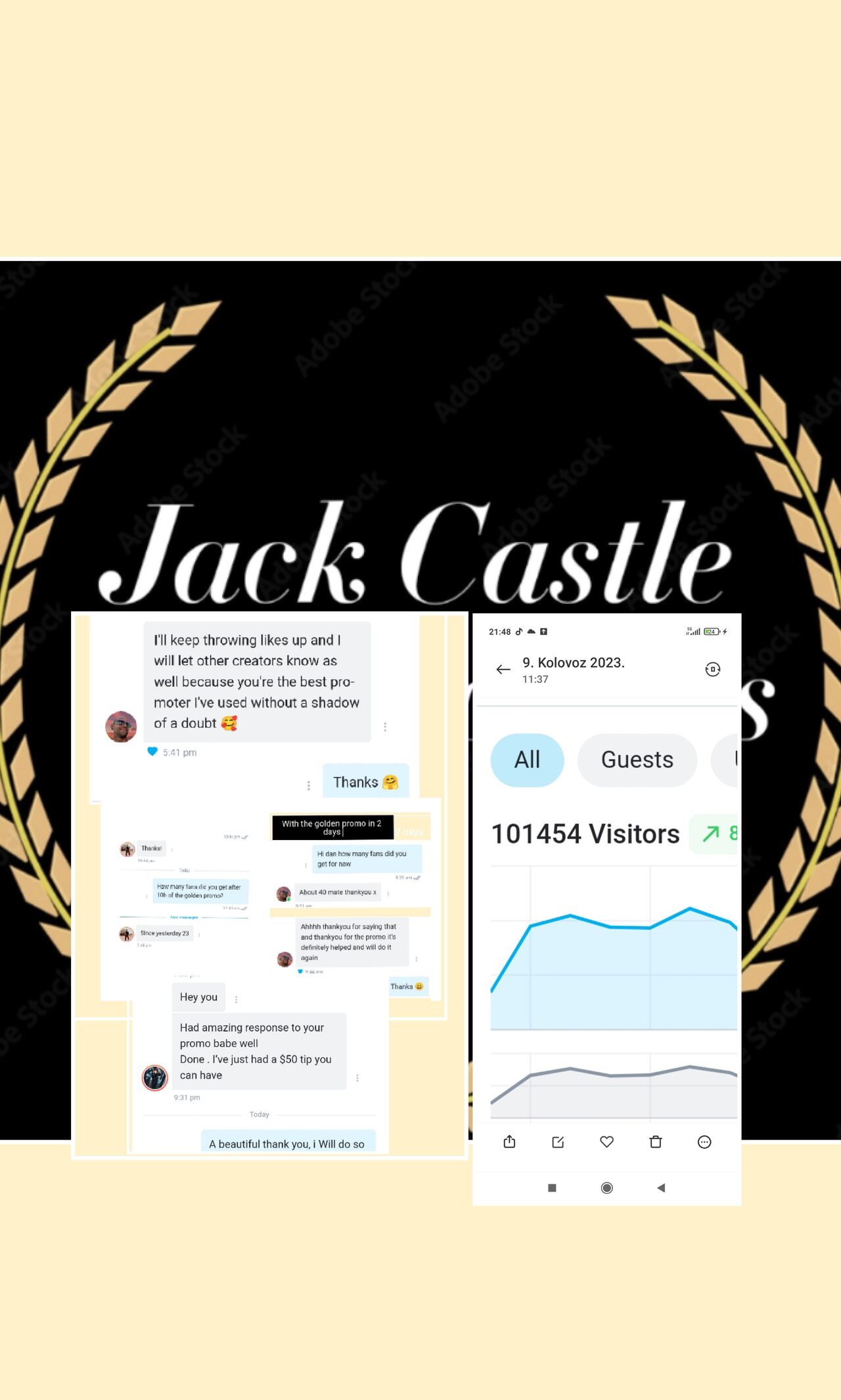 See Jack Castle👑PROMOTION, MANAGING ACCOUNTS profile